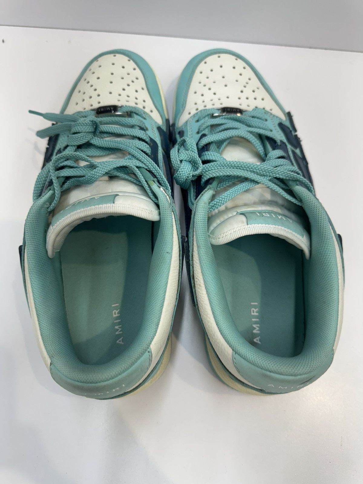 Amiri Amiri Skeleton Blue Gradient Low Top Sneaker Size US 9 / EU 42 - 6 Thumbnail