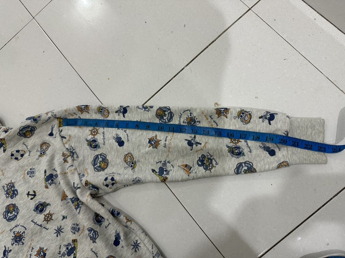 One Piece VTG Full Print One Piece Zipper Hoodie Size US L / EU 52-54 / 3 - 13 Thumbnail