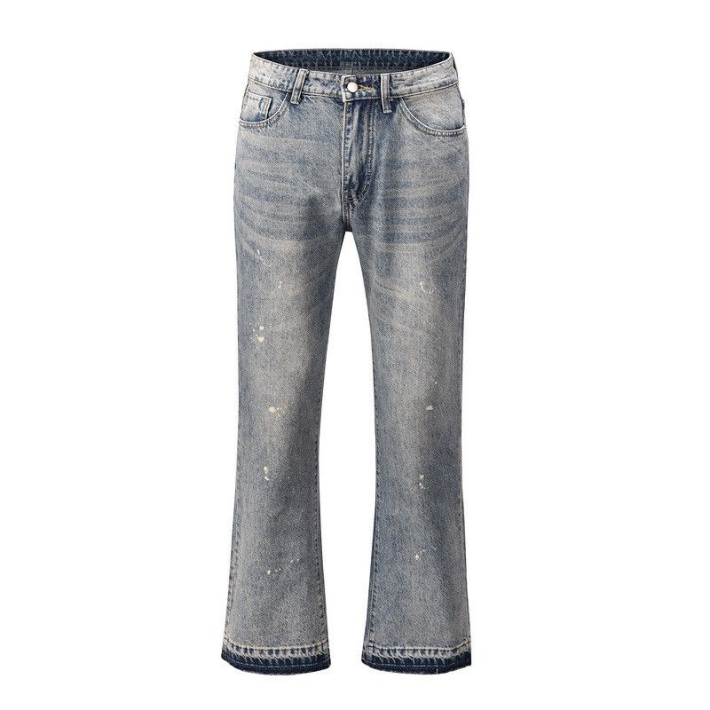Japanese Brand × Jean High street washed ink wash flared jeans y2k Size US 32 / EU 48 - 1 Thumbnail