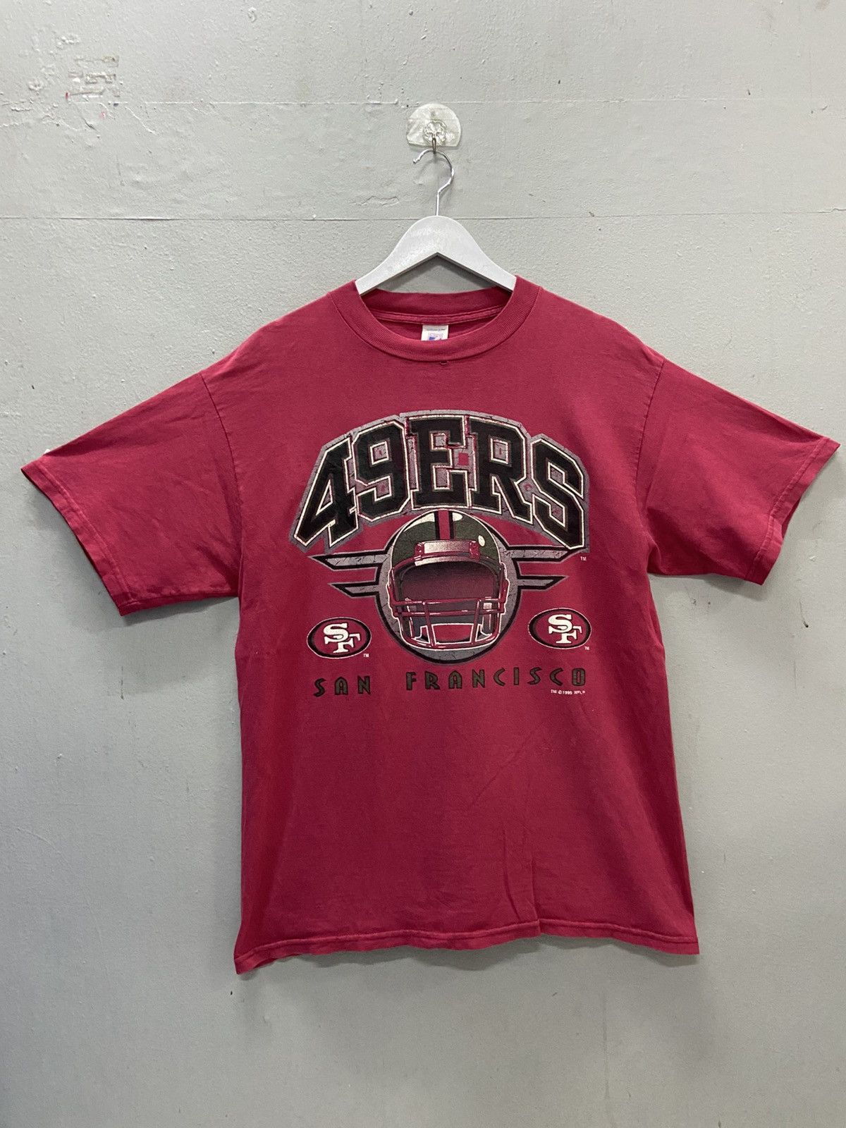 NFL VINTAGE 49 ERS SAN FRANCISCO 1995 LOGO 7 TEE SHIRT Size US L / EU 52-54 / 3 - 1 Thumbnail
