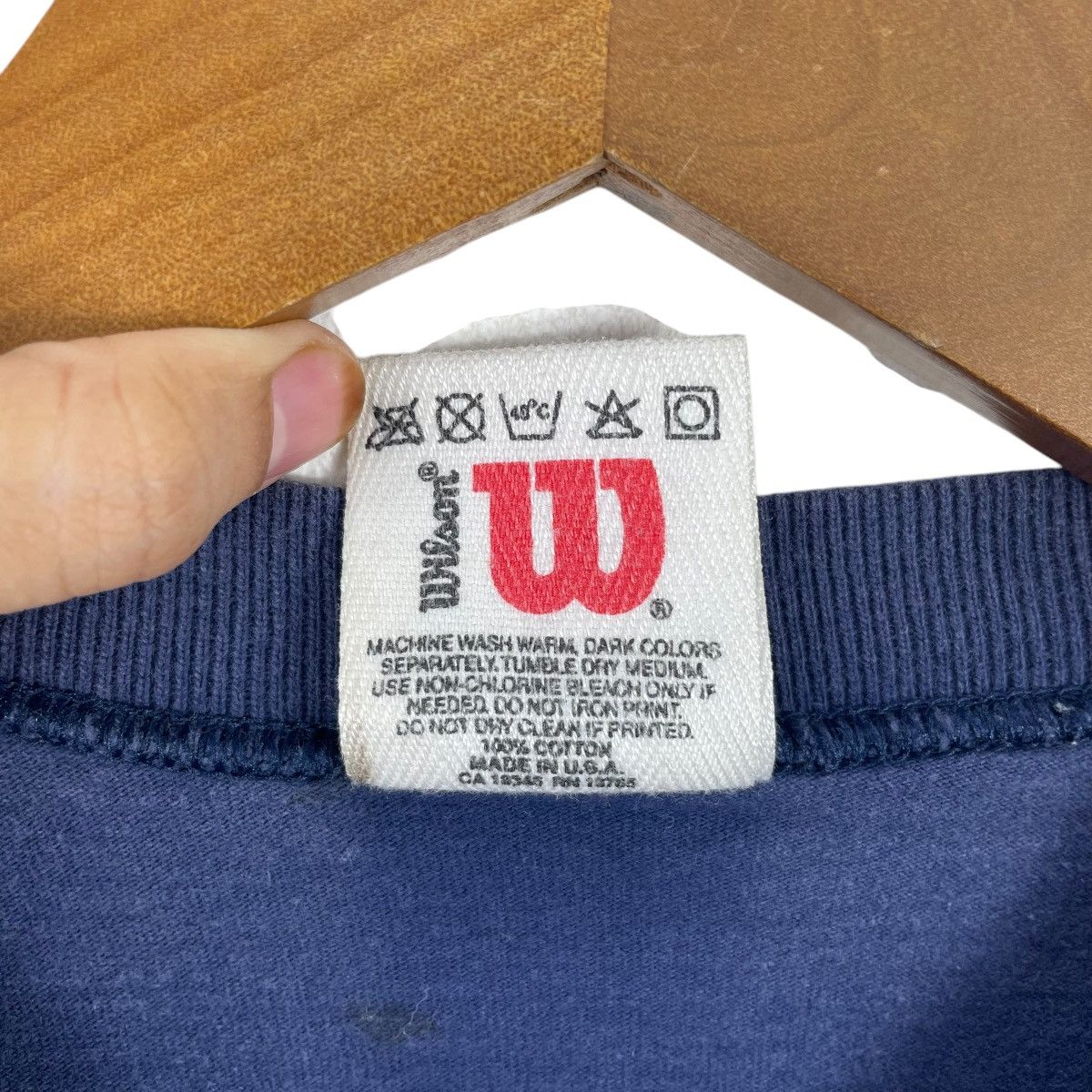 Vintage × Wilson Vintage Wilson Athletic Wear Tee Shirt Size US L / EU 52-54 / 3 - 6 Thumbnail