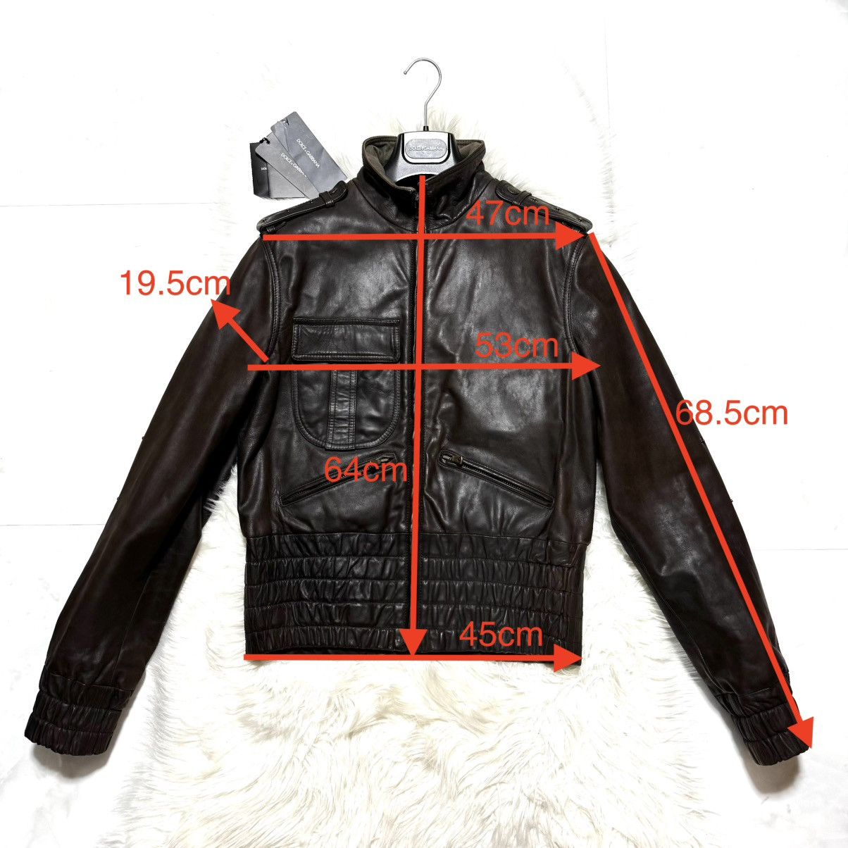 Dolce & Gabbana Genuine with tags Dolce & Gabbana Military Leather Jacket Size US S / EU 44-46 / 1 - 5 Thumbnail