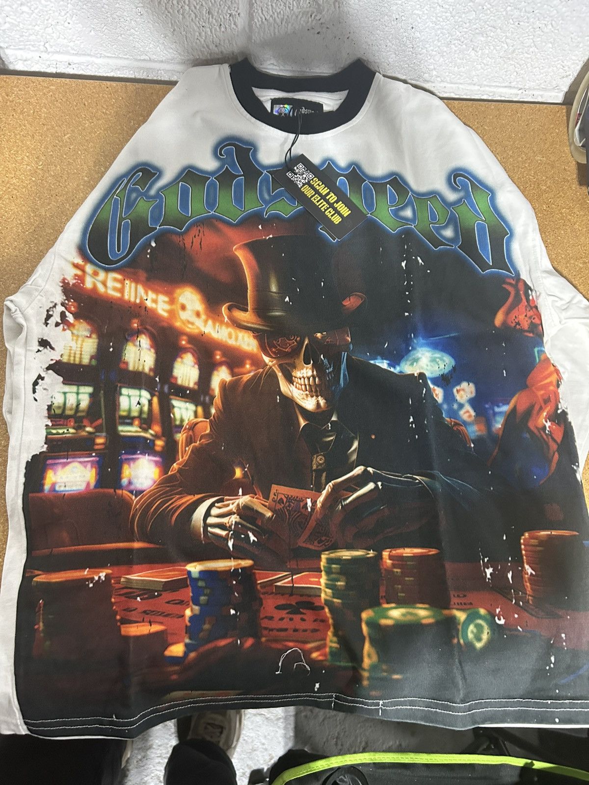 Godspeed Godspeed Life’s a Gamble LS size DL Size US XL / EU 56 / 4 - 1 Thumbnail