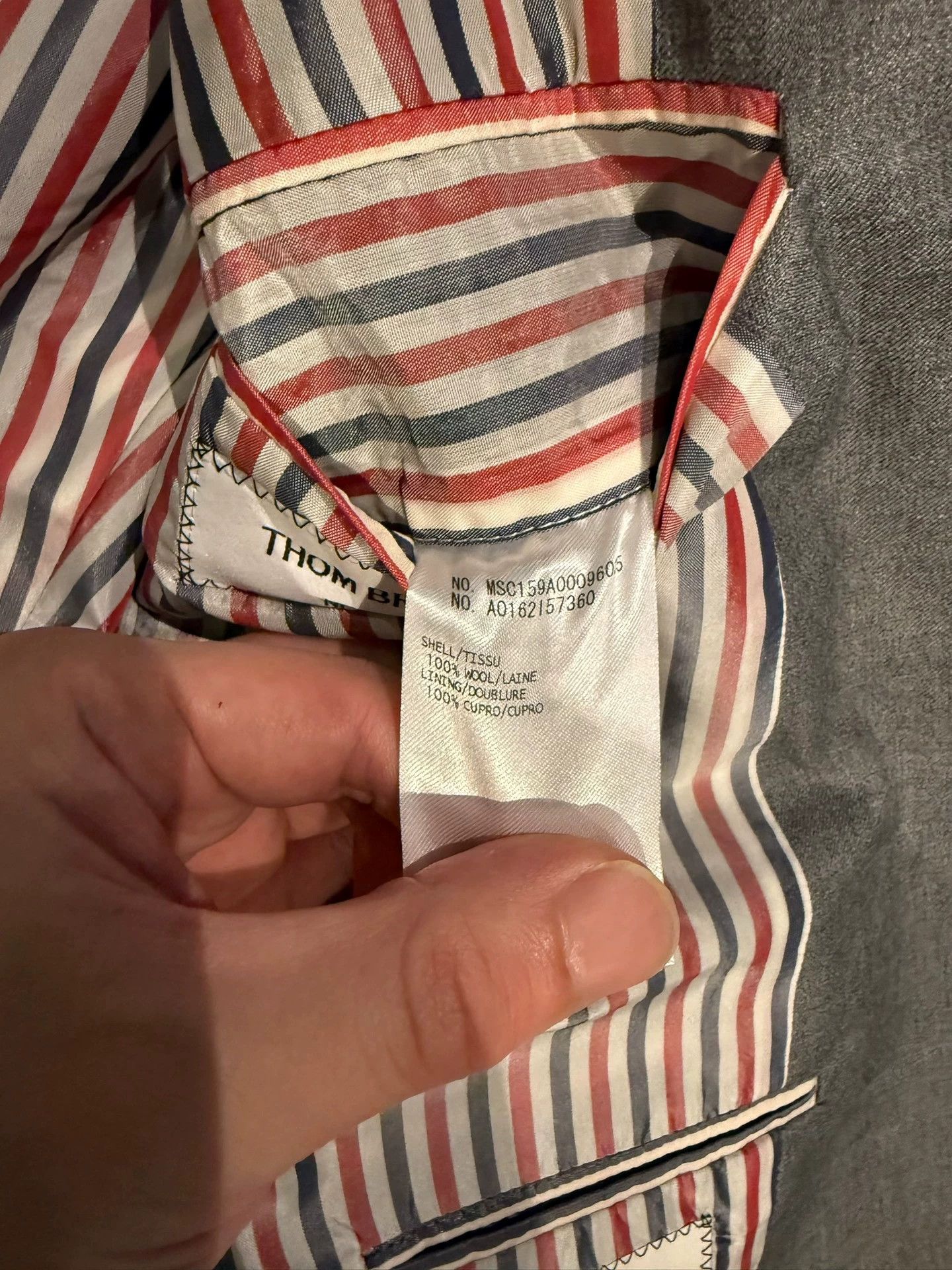 Thom Browne Thom Browne Classic Mid Gray Suit Size1 100% Wool Size US S / EU 44-46 / 1 - 5 Thumbnail