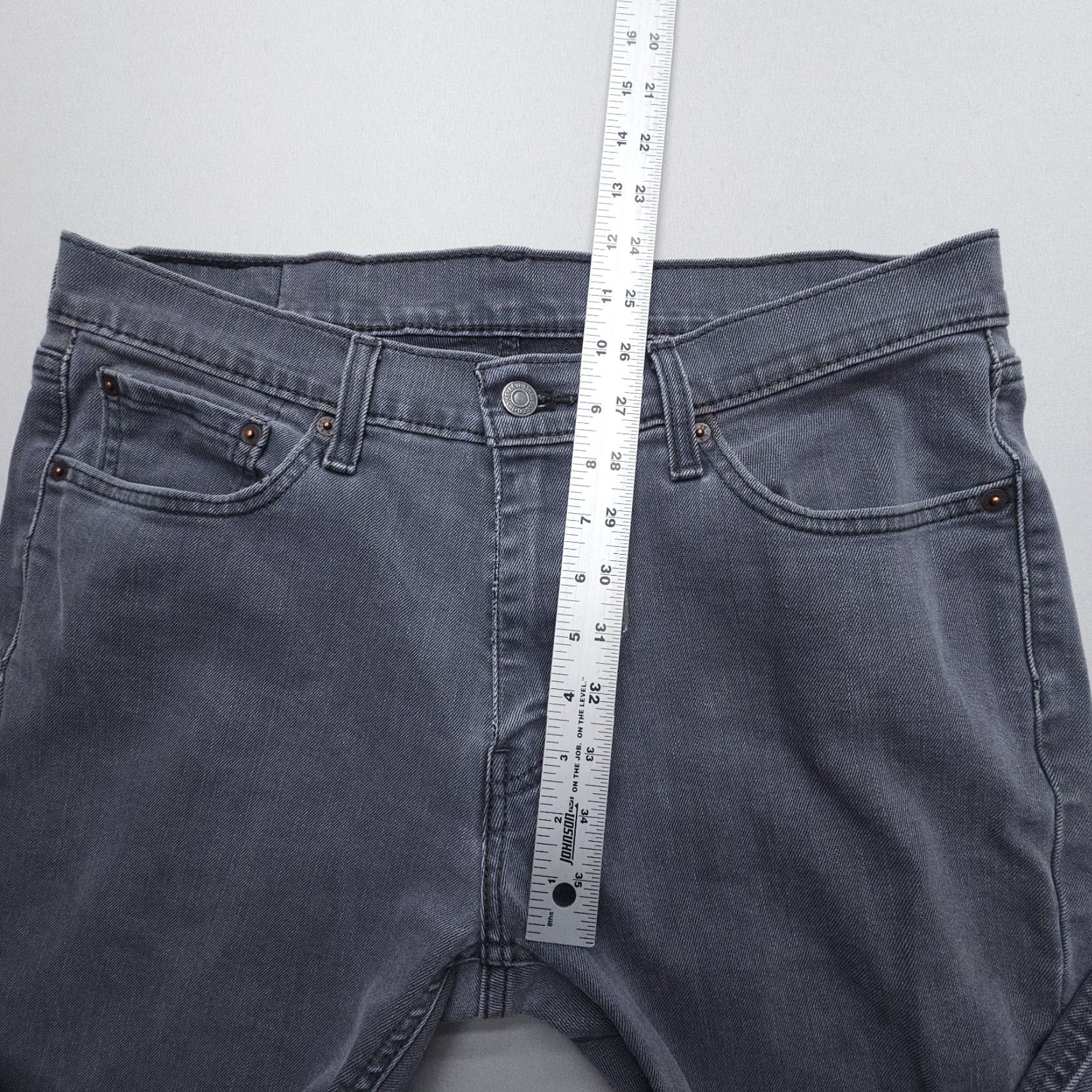 Levi's Levi's 541 Athletic Taper Jeans Men's Regular 33 Gray 29" Inseam Stretch Denim 5-Pocket Modern Fit Theory: American Vintage: No Size US 33 - 5 Thumbnail