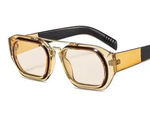Electric Visual Yellow Frame Retro Style Sunglasess Size ONE SIZE - 3 Thumbnail