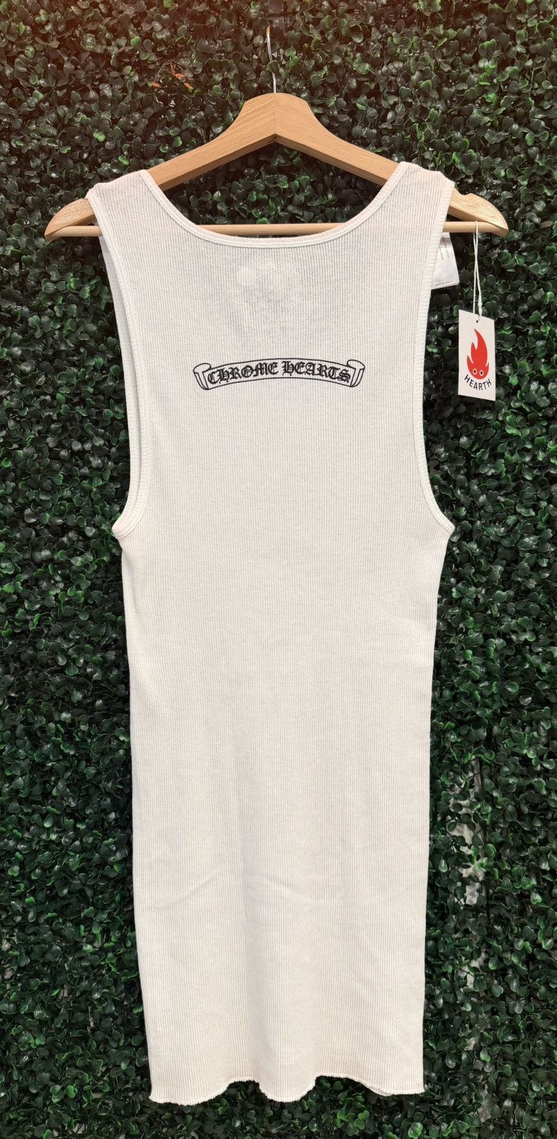 Chrome Hearts Chrome Hearts Scroll Logo Tank Top ‘White’ Size US L / EU 52-54 / 3 - 2 Thumbnail