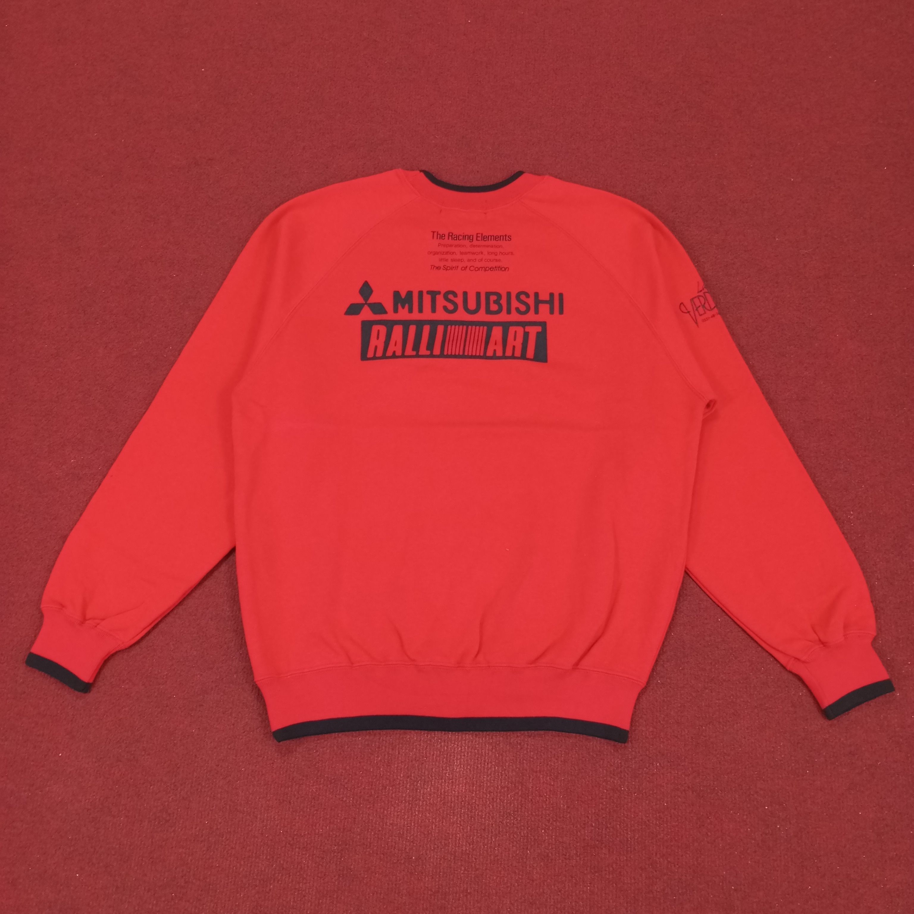 Japanese Brand Mitsubishi Ralli Art The Racing Element Custom Sweatshirt Size US S / EU 44-46 / 1 - 1 Thumbnail