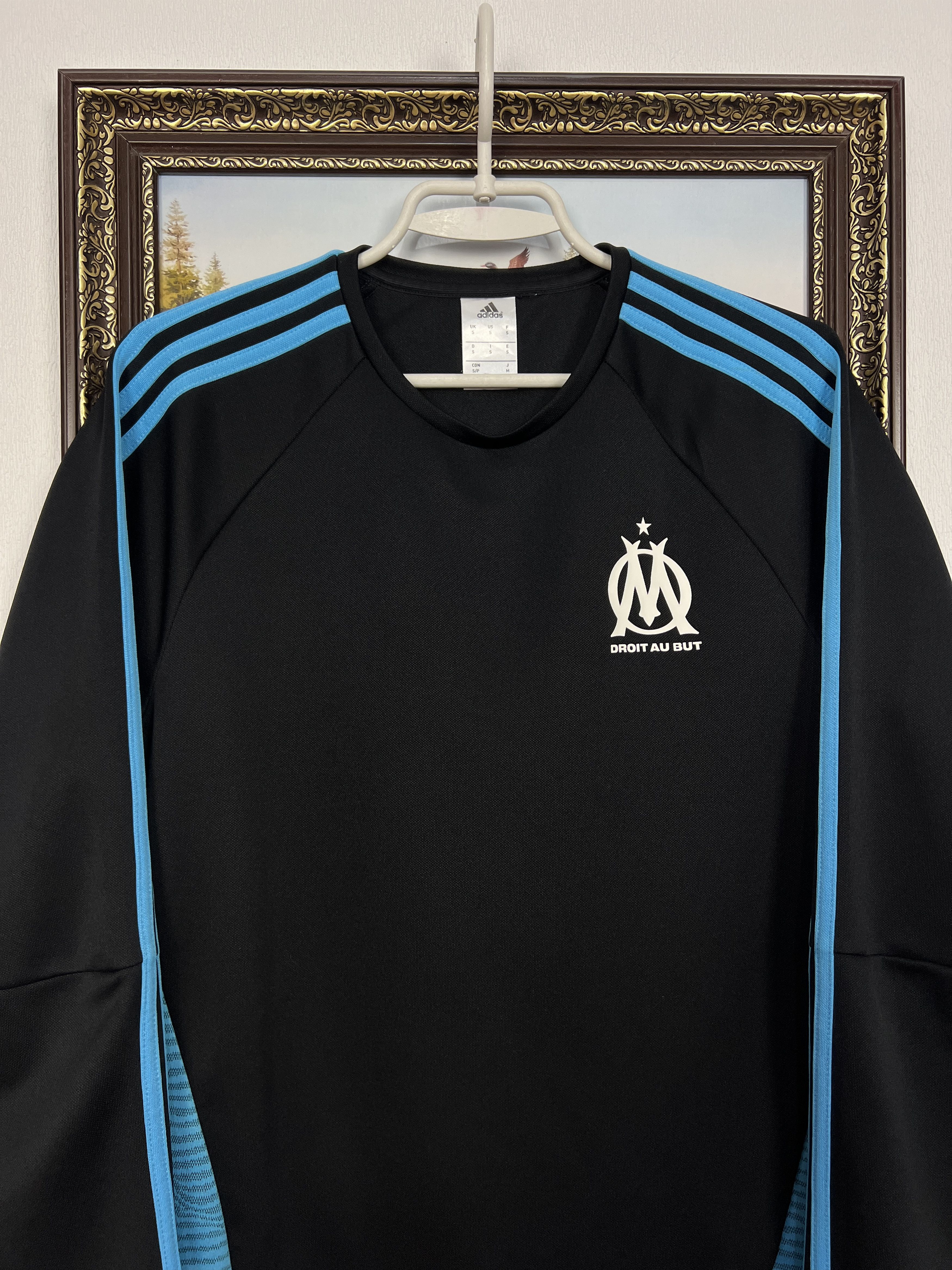 Adidas Adidas Marseille Football Sweatshirt Soccer Train Track Top Size US S / EU 44-46 / 1 - 2 Thumbnail