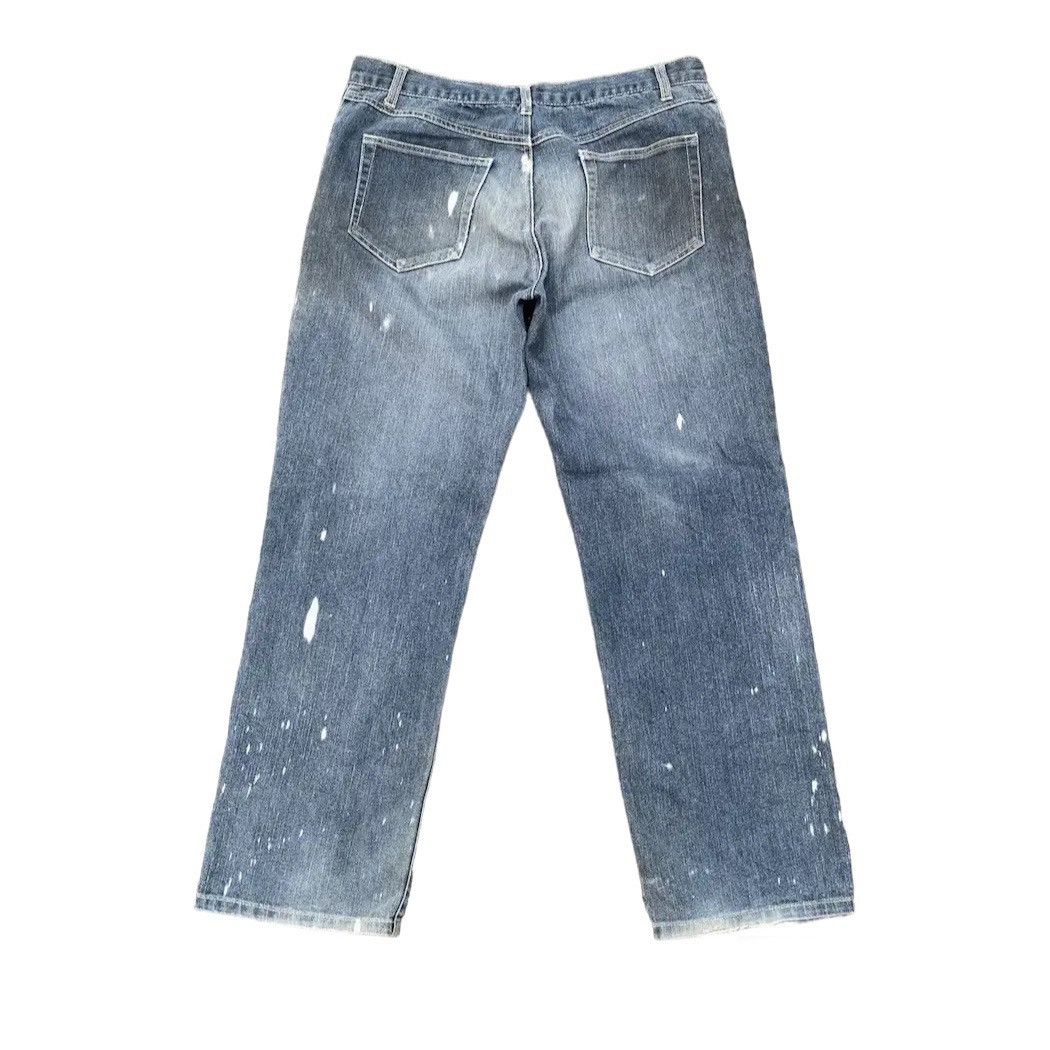 Edition Japan SCHWRZWARLD JAPAN Jeans Bleach 34x30 Faded Denim Baggy Pants Size US 34 / EU 50 - 2 Thumbnail