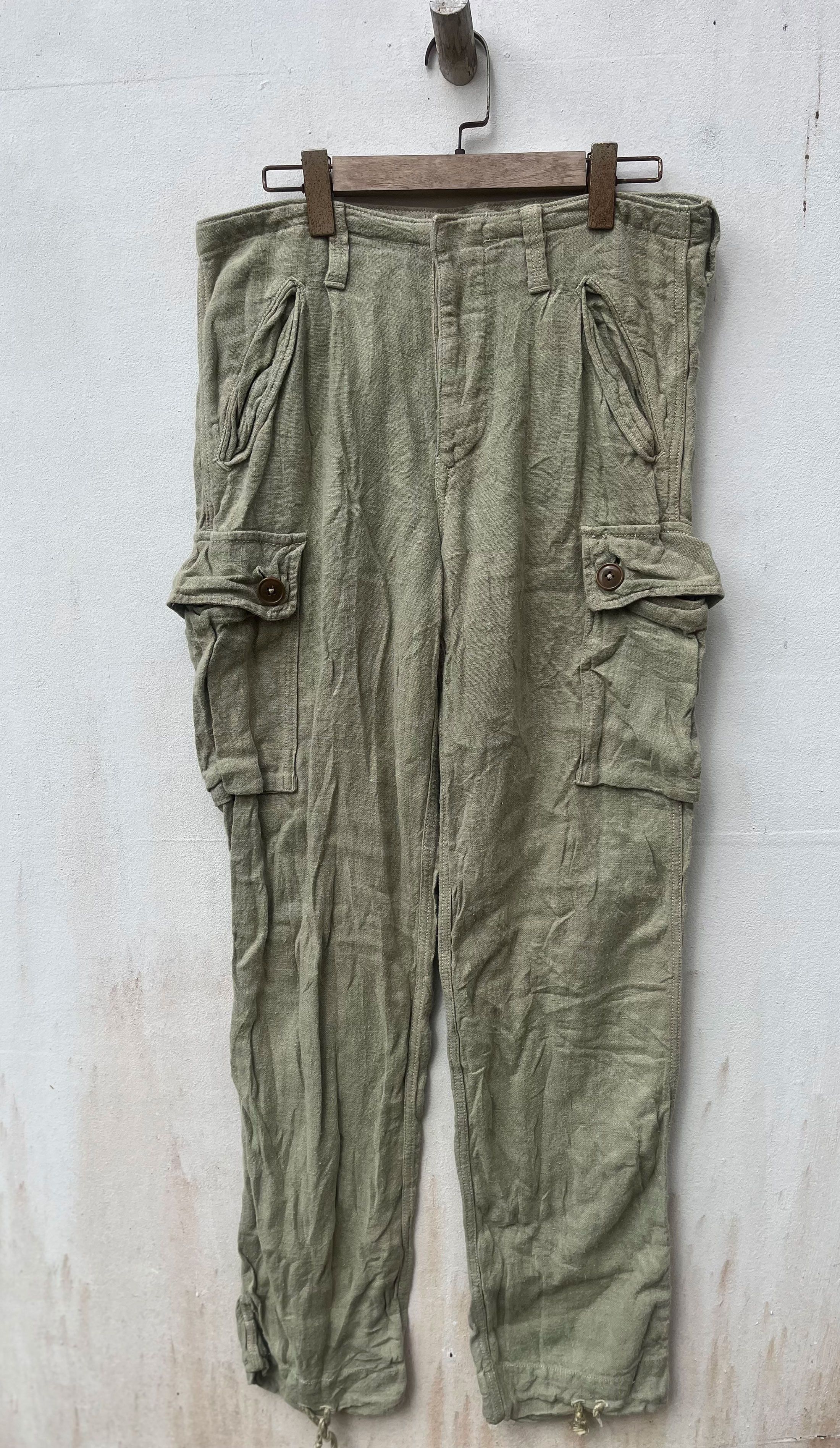 HOLLYWOOD RANCH MARKET HR Market Japan Cargo Pant Parachute Loose Kapital Styled Size US 33 - 1 Thumbnail