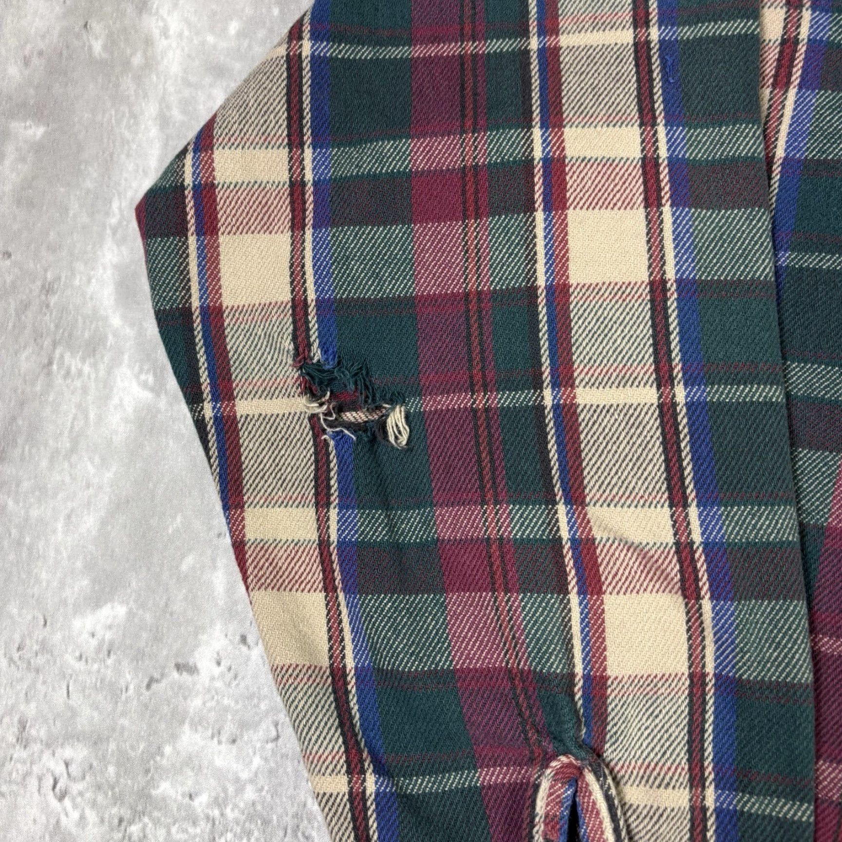 Vintage VINTAGE Five Brothers Flannel Shirt Plaid Button-Up Cotton Adult 2XL 90s Size US XXL / EU 58 / 5 - 6 Thumbnail