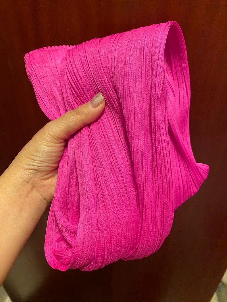 Issey Miyake issey miyake size:0 Pink ripple trousers Size 42" / US 20 - 6 Thumbnail