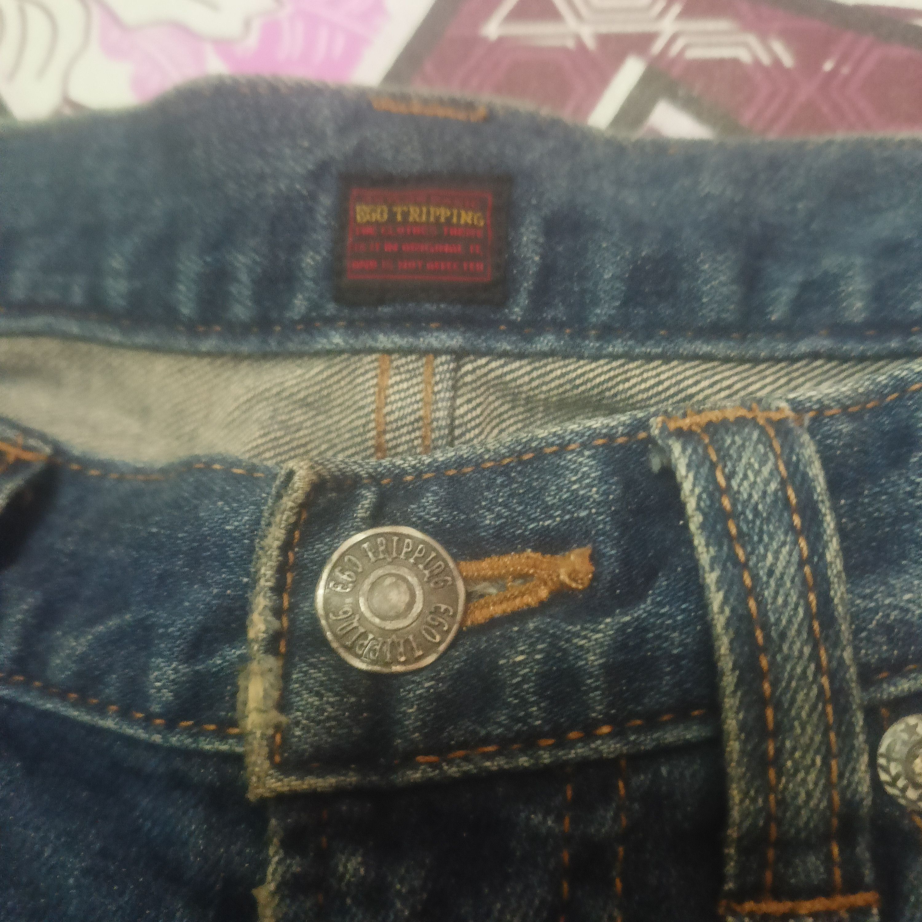 Ego Tripping × Hysteric Glamour × Tornado Mart 90's Ego Tripping Distressed Skinny jeans Size US 31 - 3 Thumbnail