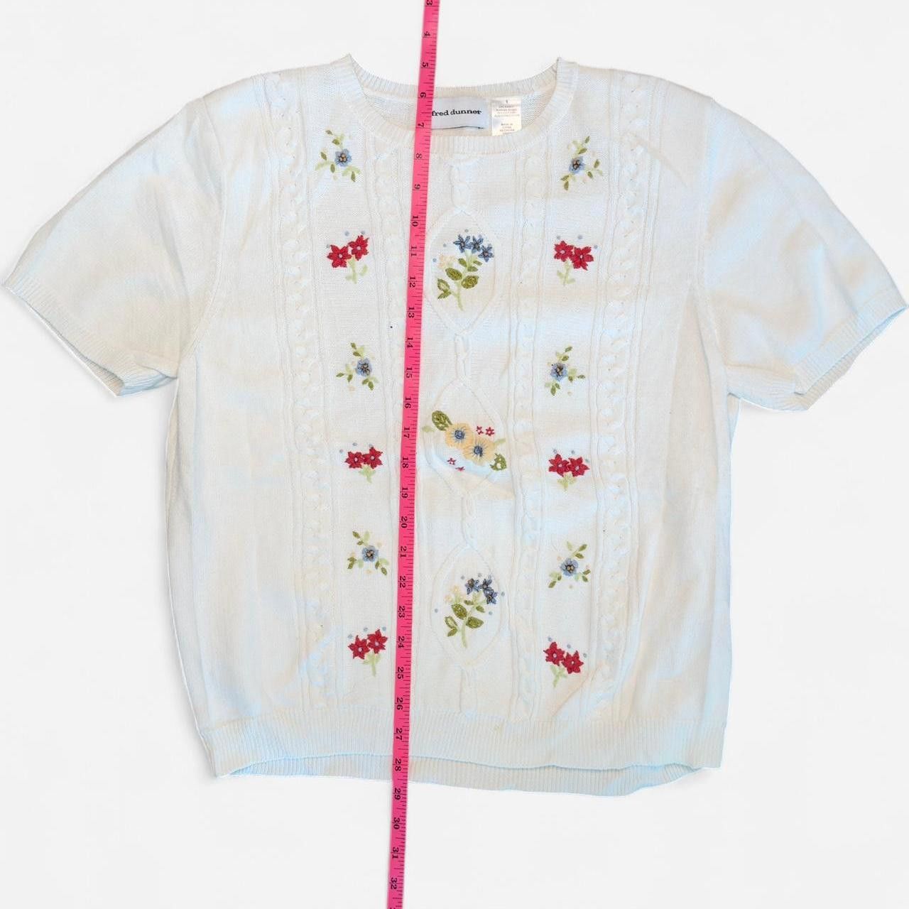 Other Alfred Dunner Women's white cream Shirts Size US 27 - 2 Thumbnail