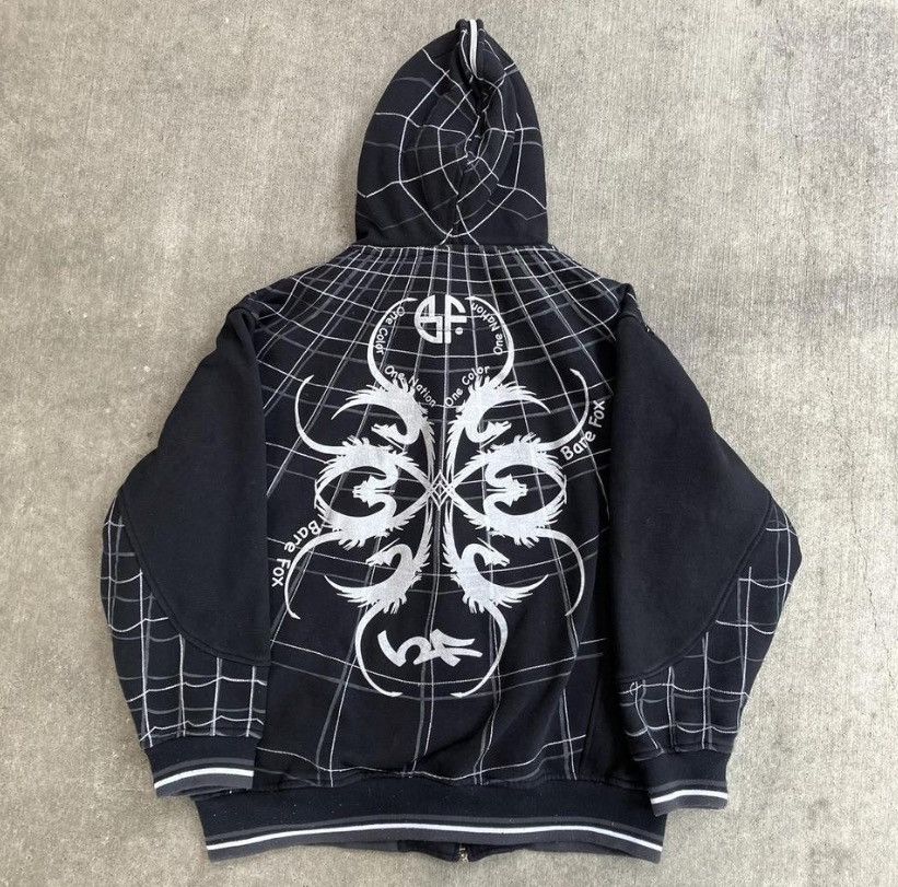 Vintage Spider-man full zip up hoodie Size US XL / EU 56 / 4 - 2 Thumbnail