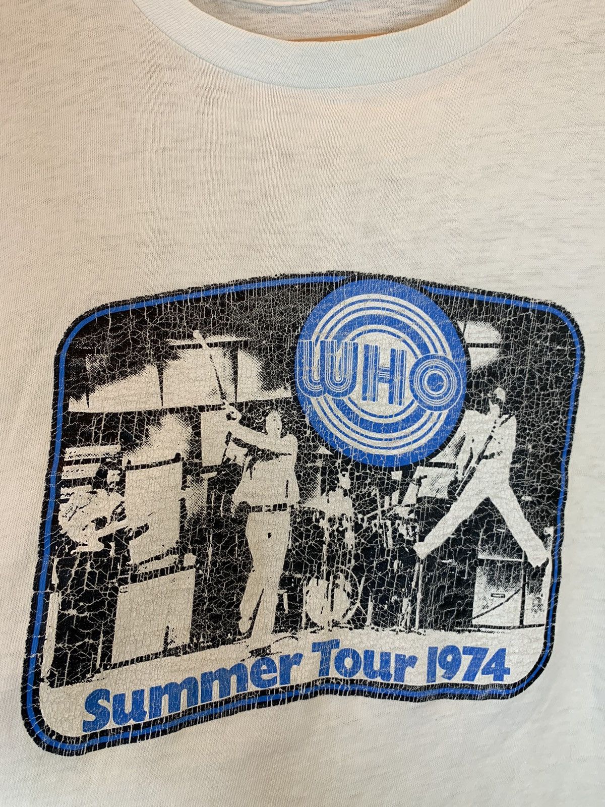 Band Tees *RARE* Vintage 1974 The Who Summer Tour Single Stitch Shirt Size US M / EU 48-50 / 2 - 2 Thumbnail