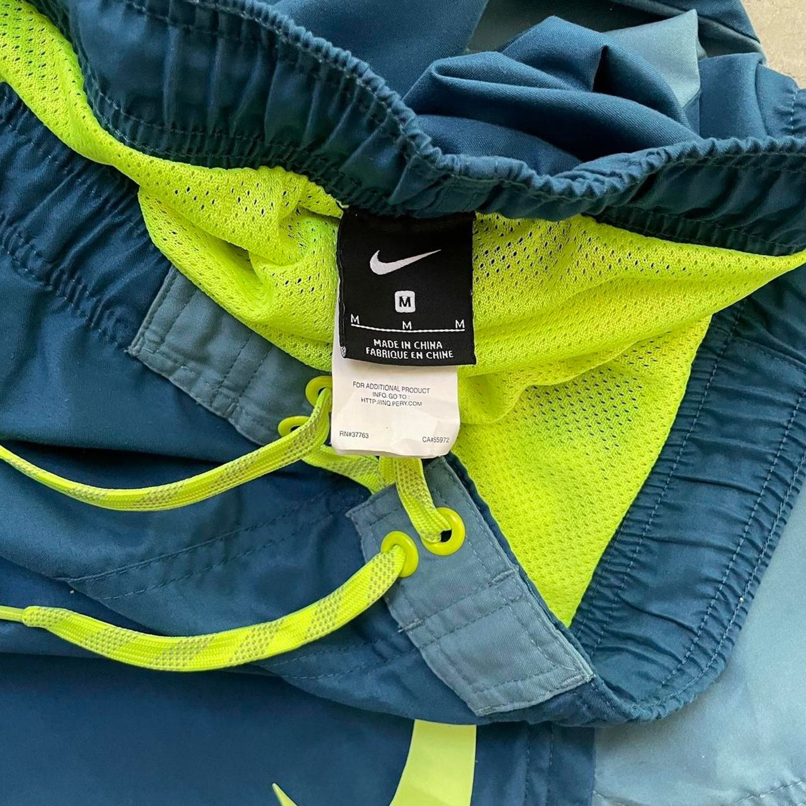 Nike Nike Blue/Yellow Swim Shorts Size US 34 / EU 50 - 4 Thumbnail