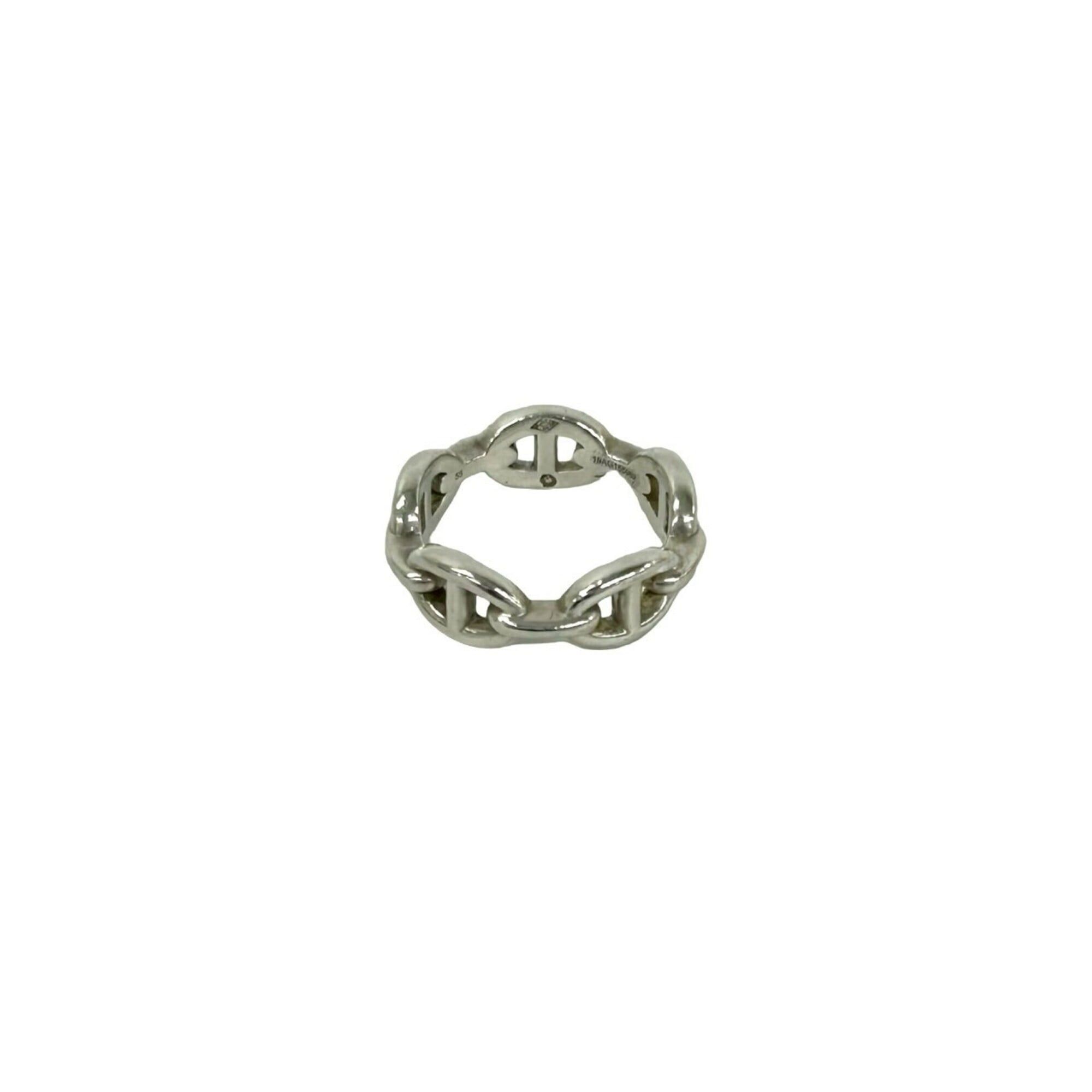 Hermes HERMES Chaine d'Ancre Enchainée Ring, Sterling Silver 925, Accessory, Silver, 61437 Size ONE SIZE - 1 Thumbnail