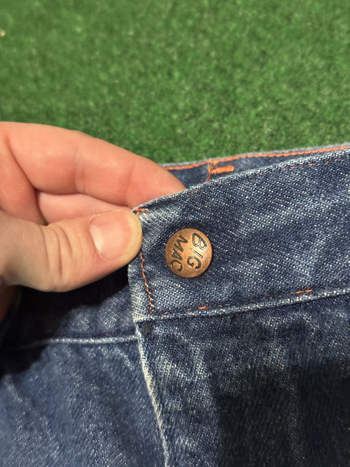 Big Mac Vintage Big Mac Work Wear Carpenter Distressed 38x27 Jeans Size US 38 / EU 54 - 4 Thumbnail