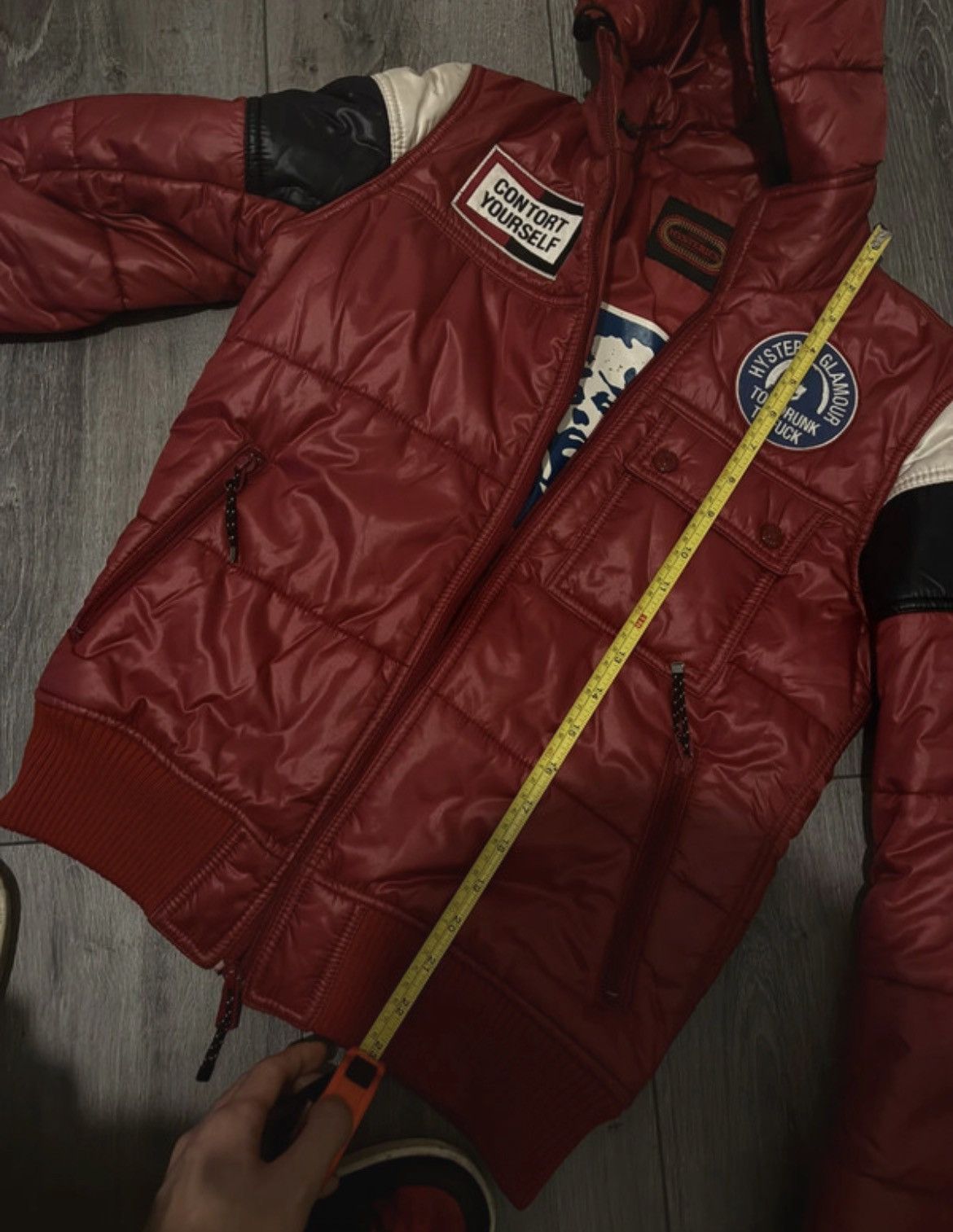 Hysteric Glamour Hysteric glamour red puffer jacket Size US S / EU 44-46 / 1 - 4 Thumbnail