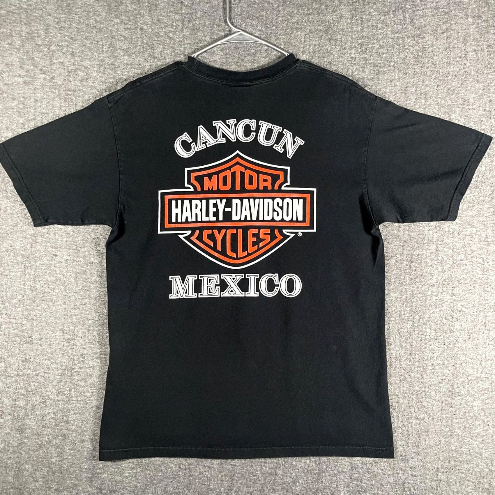 Harley Davidson Harley-Davidson Shirt Mens Large Black Biker Cancun Mexico Live The Legend Tee Size US L / EU 52-54 / 3 - 6 Thumbnail