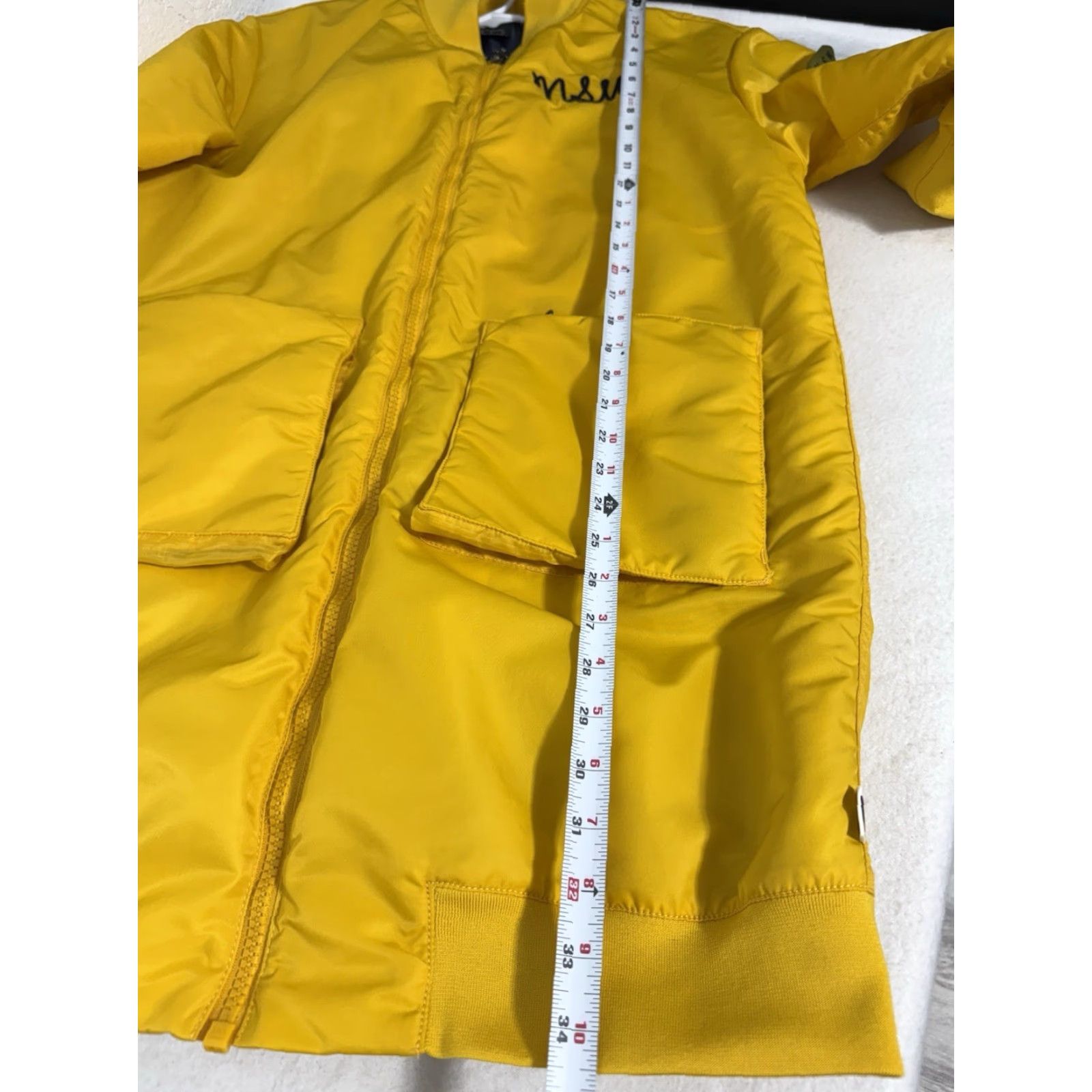 Nike Nike Sportswear NSW Jacket Women's M Yellow - Long Trench Style Activewear Coat Size M / US 6-8 / IT 42-44 - 2 Thumbnail
