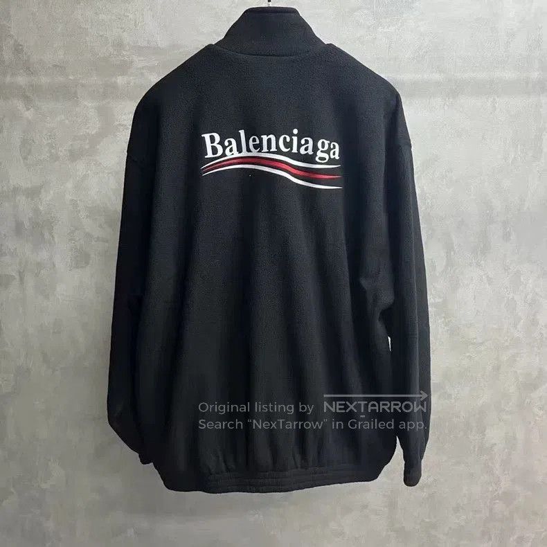Balenciaga Balenciaga Black Logo Zip Jacket. Size US S / EU 44-46 / 1 - 2 Thumbnail