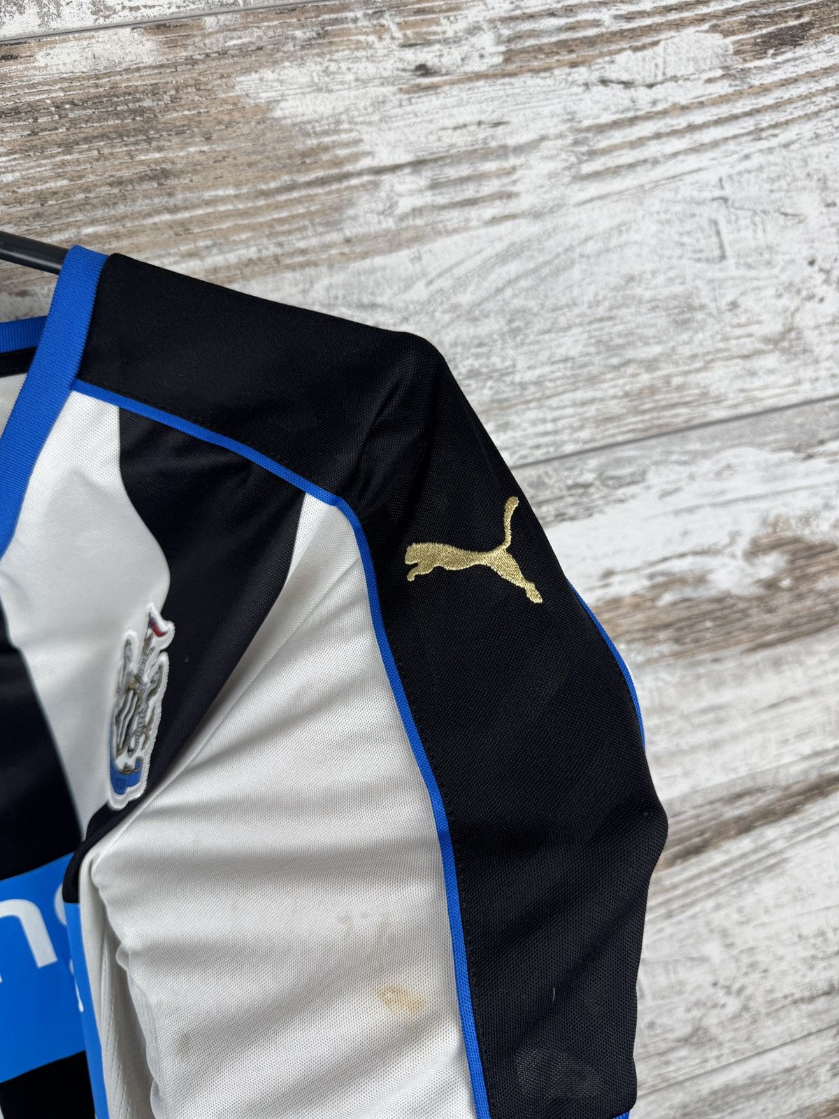 Puma × Vintage Mens Vintage Puma Newcastle United FC T-shirt soccer jersey Size US M / EU 48-50 / 2 - 13 Thumbnail
