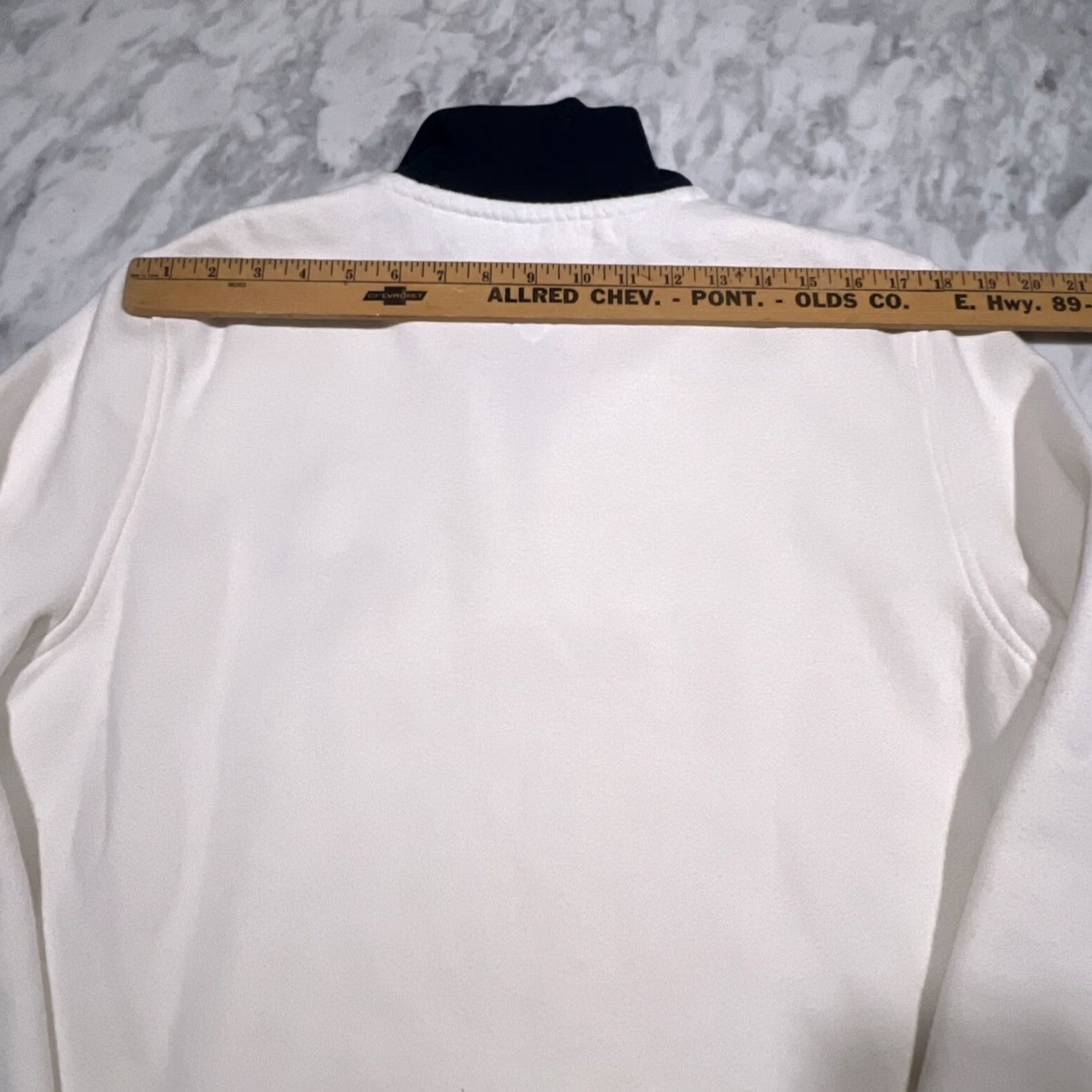 Tommy Hilfiger VINTAGE Tommy Hilfiger Shirt Mens M White Quarter Zip Sweatshirt Men Pullover Preppy Y2K Size US M / EU 48-50 / 2 - 7 Thumbnail