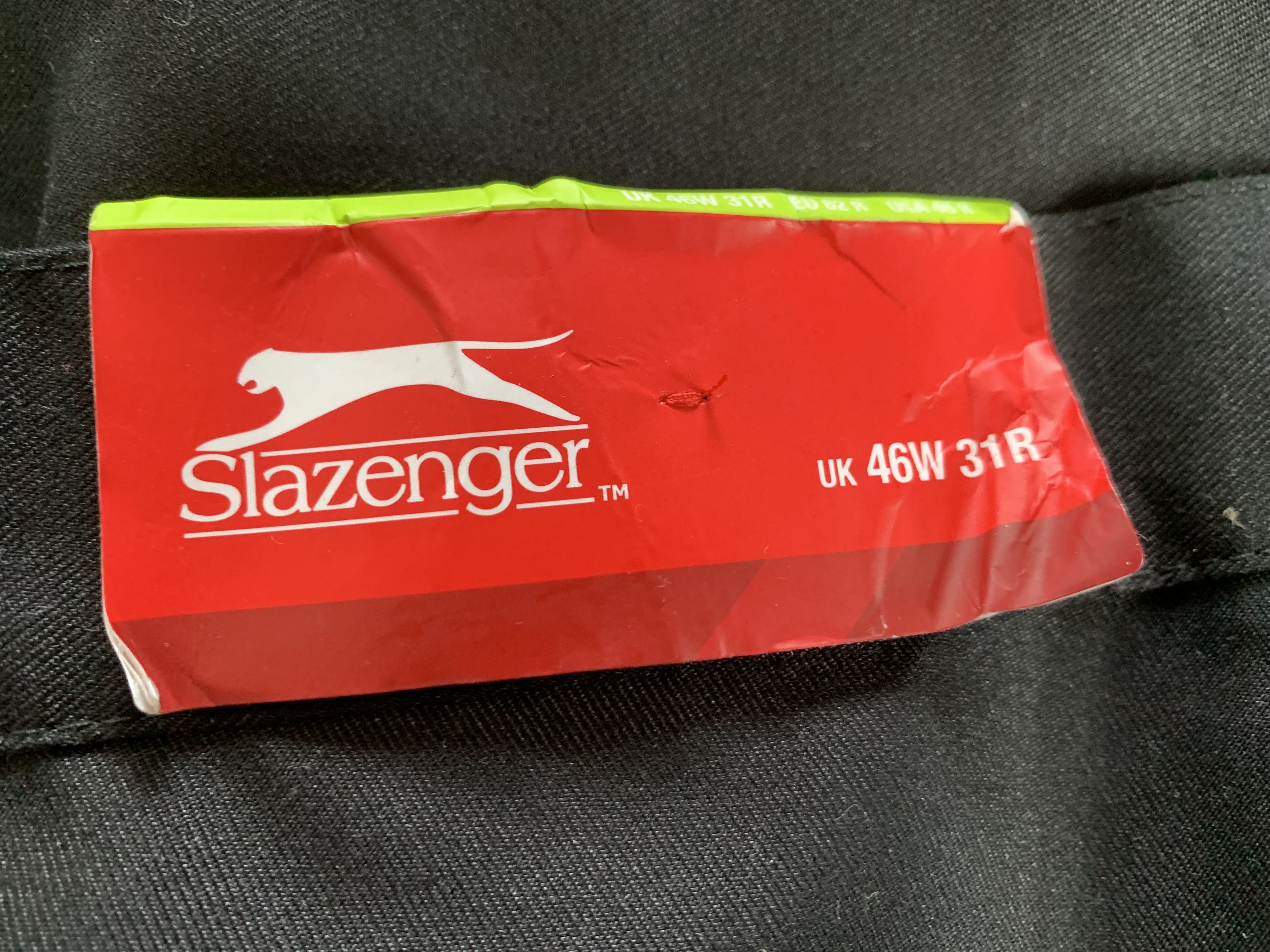 Designer × Vintage Slazenger Classic Black Trousers Pants Size US 44 / EU 60 - 7 Thumbnail
