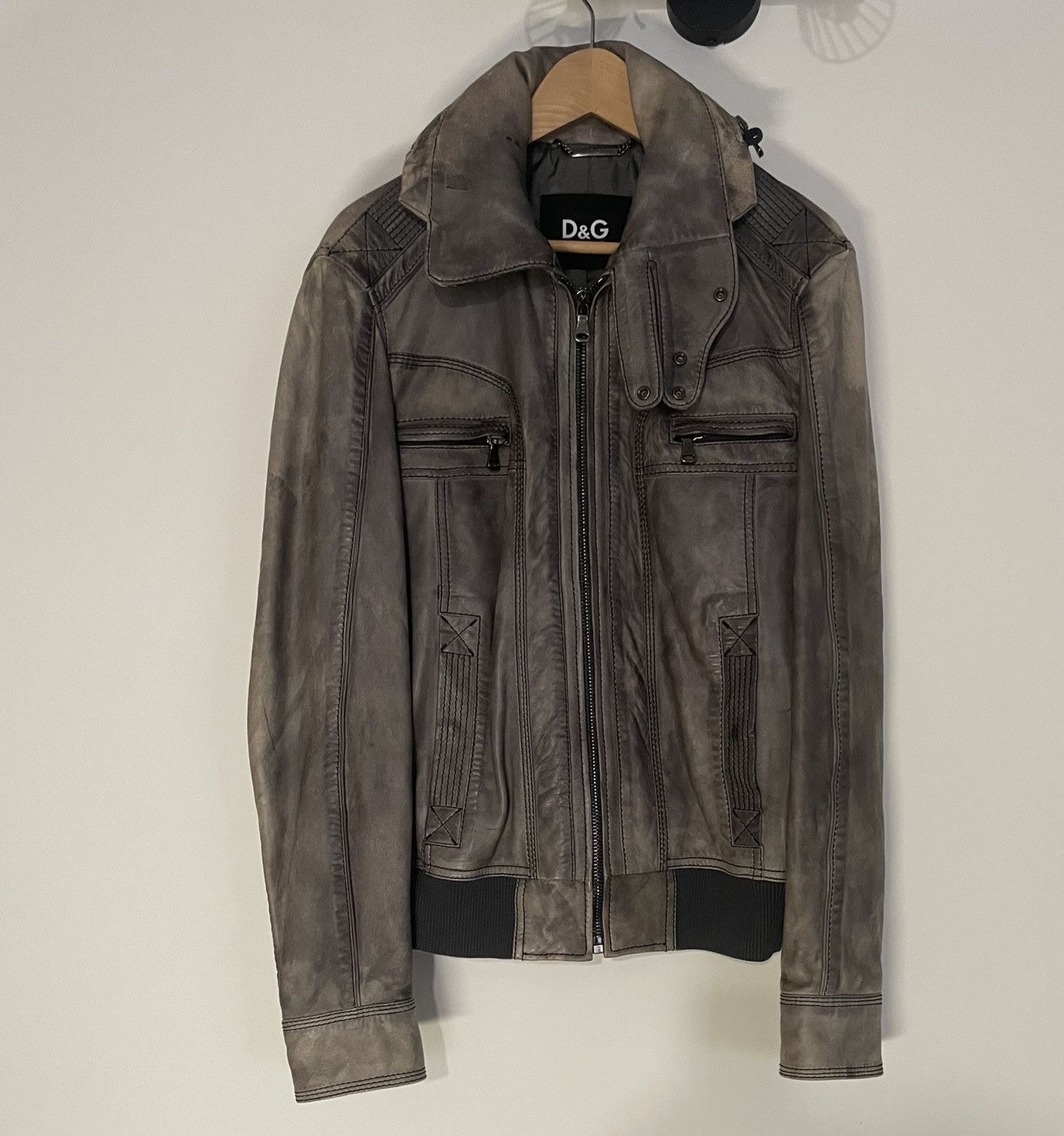 Dolce & Gabbana D&G leather jaket Size US L / EU 52-54 / 3 - 2 Thumbnail