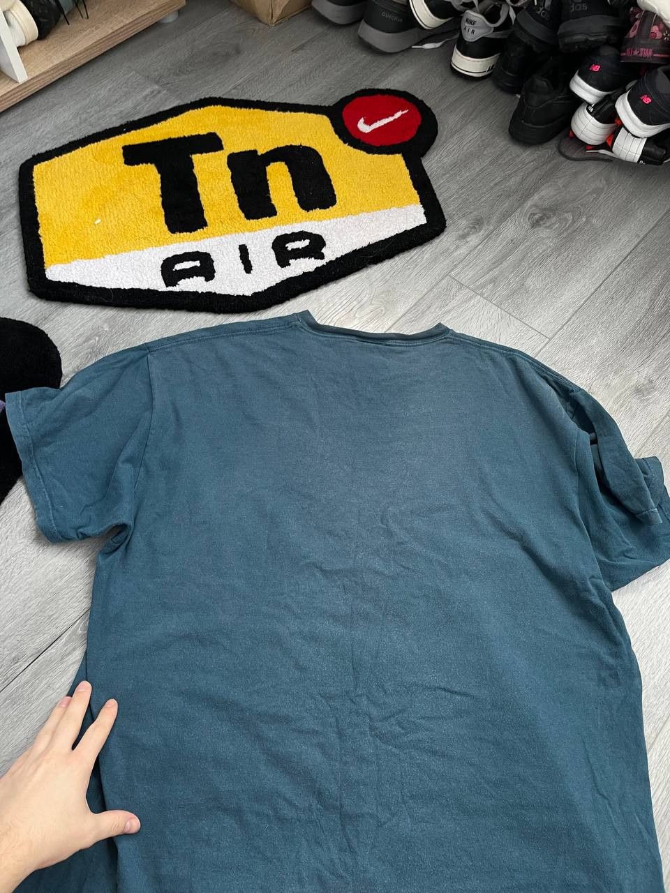 Nike Vintage Mede in USA big logo Nike tee distressed Size US XL / EU 56 / 4 - 9 Thumbnail