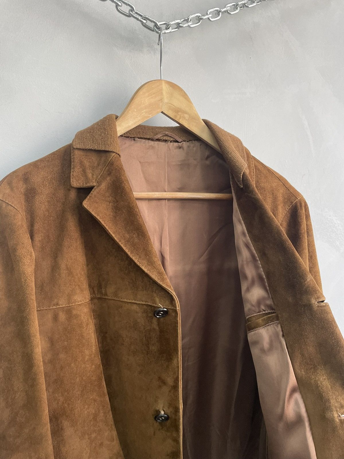 14th Addiction 90s suede leather 14thaddiction style leather blazer jacket Size US M / EU 48-50 / 2 - 6 Thumbnail