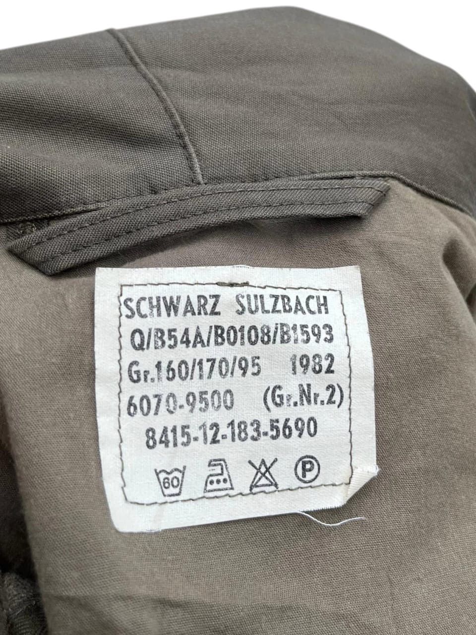 Vintage 1982 Schwarz Sulzbach German Military Hooded Army Parka Size US M / EU 48-50 / 2 - 12 Thumbnail