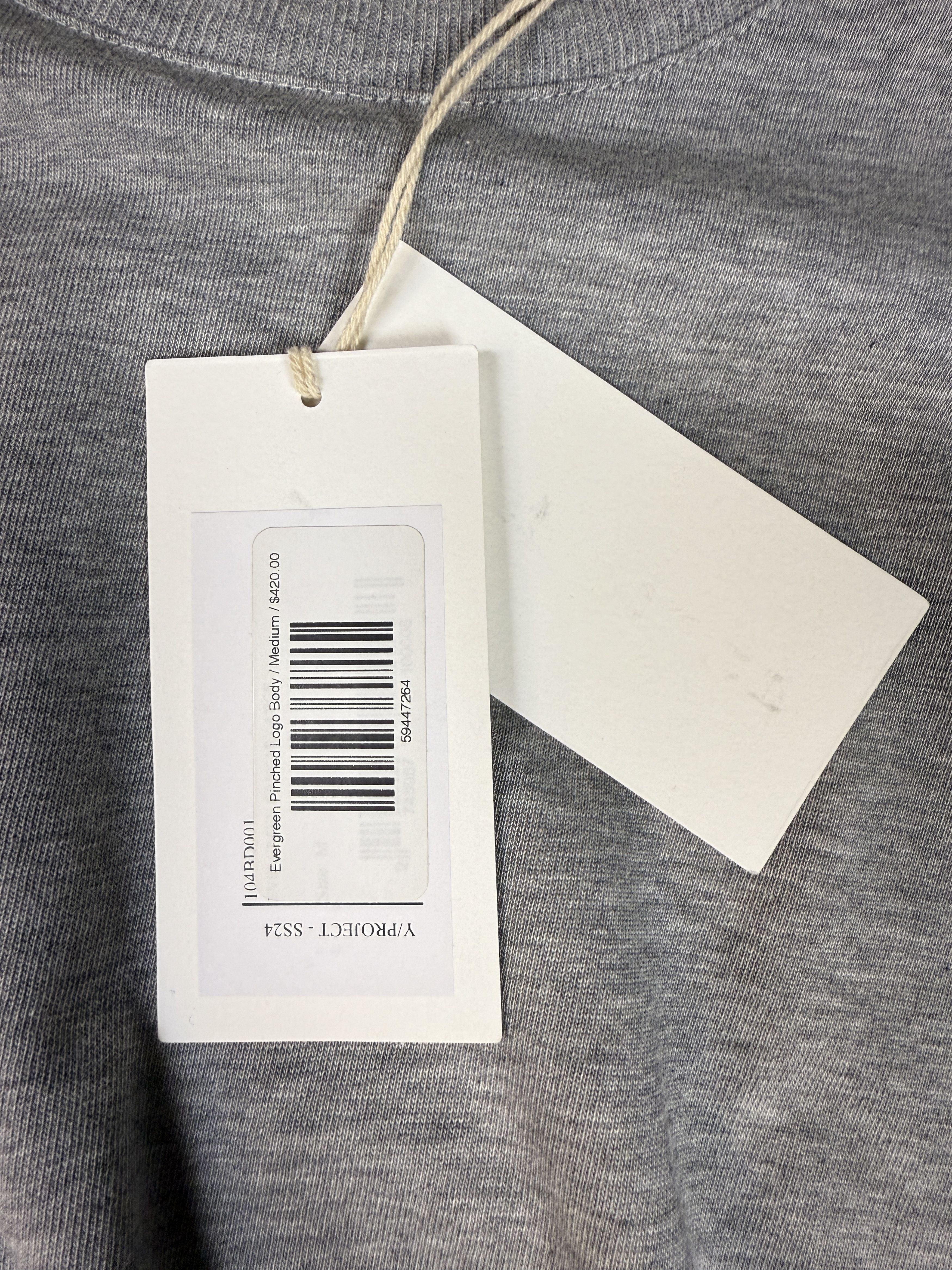 Y/Project $420 NWT Y/Project Evergreen Pinched Logo Bodysuit Size M / US 6-8 / IT 42-44 - 9 Thumbnail