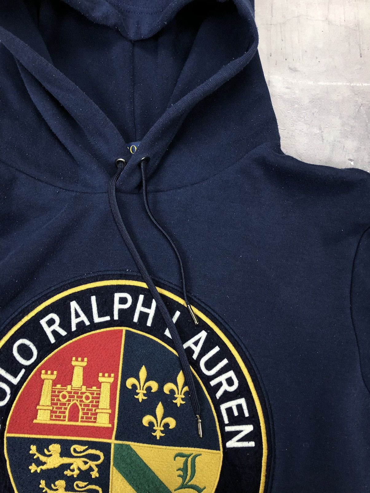 Polo Ralph Lauren Polo Ralph Lauren Big Cookie Patch Pony Blue hoodie SMALL Size US S / EU 44-46 / 1 - 2 Thumbnail