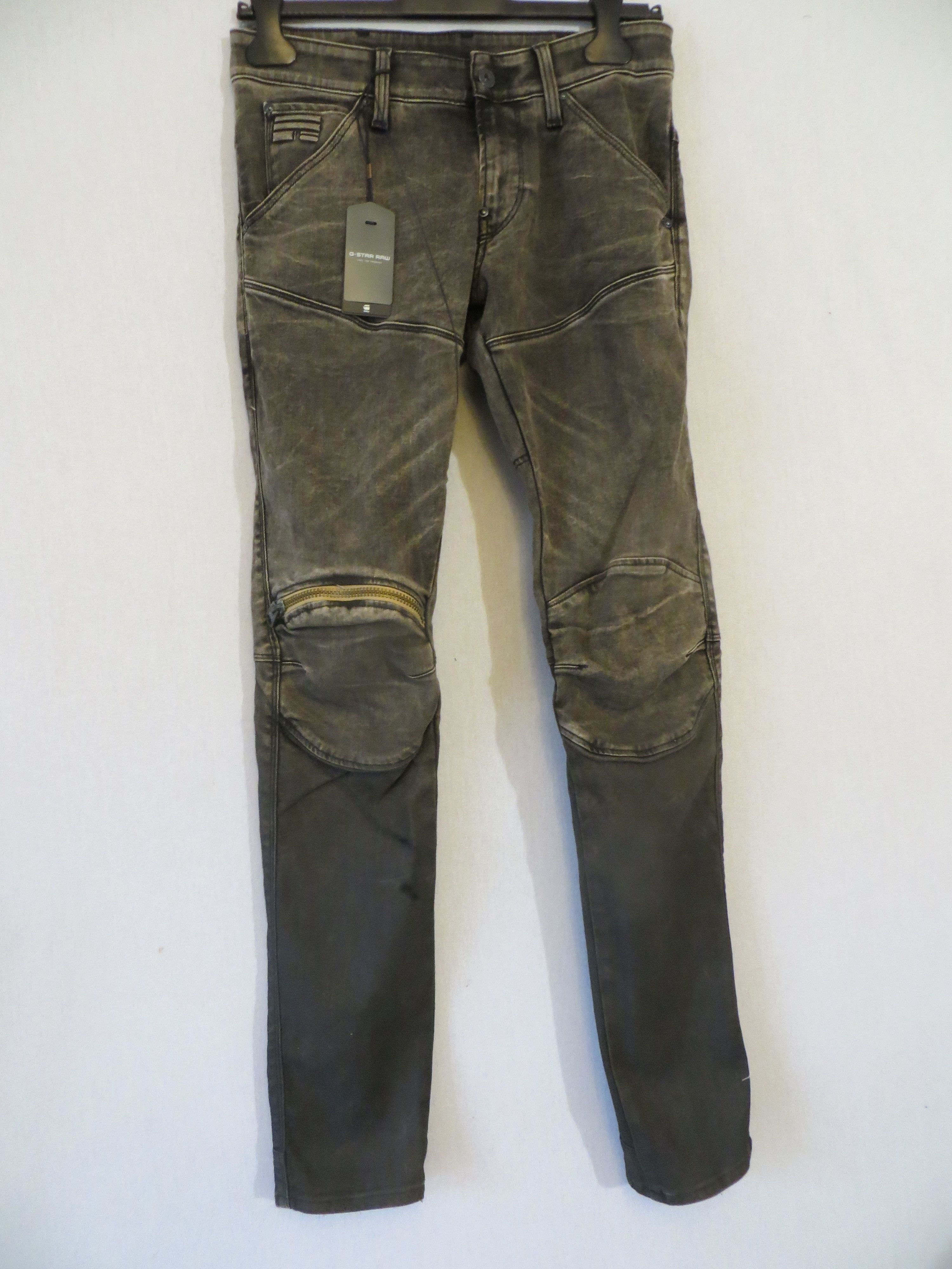 G-Star 5620 3D ZIP KNEE STRETCH JEANS Size US 27 - 4 Thumbnail