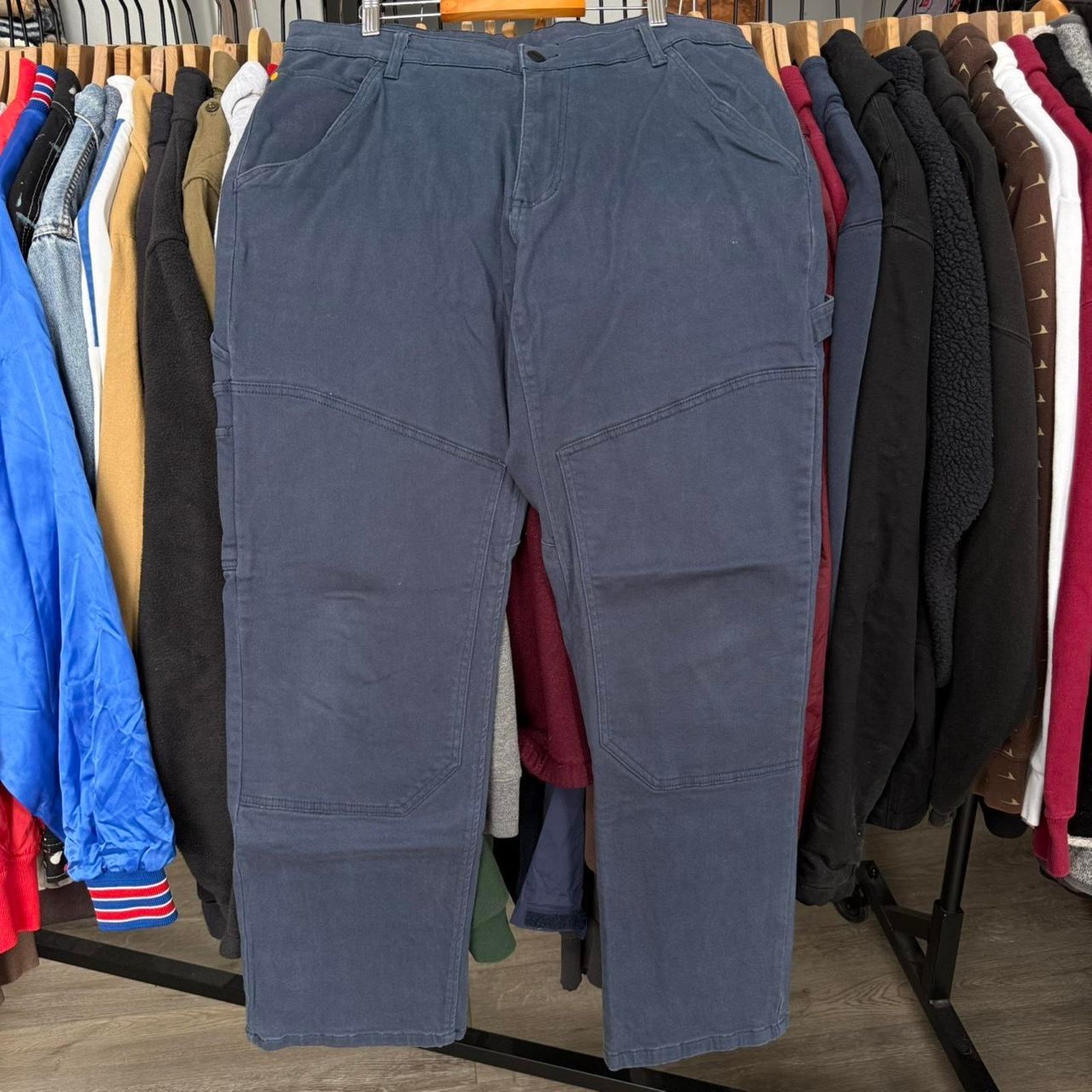 Caterpillar CAT Caterpillar Carhartt Style Double Knee Workwear Pants Size US 35 - 1 Thumbnail