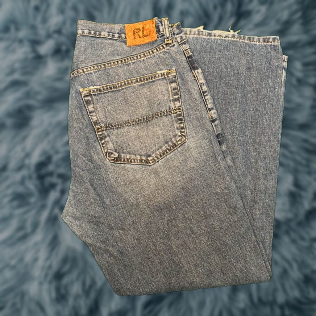 Polo Ralph Lauren VINTAGE Polo Ralph Lauren Jeans RL Hayden Relaxed Straight Mens 34 X 30 Denim Blue 90s Preppy Grunge Hip Hop USA Cowboy Y2K Punk USA Mens Size US S / EU 44-46 / 1 - 1 Thumbnail