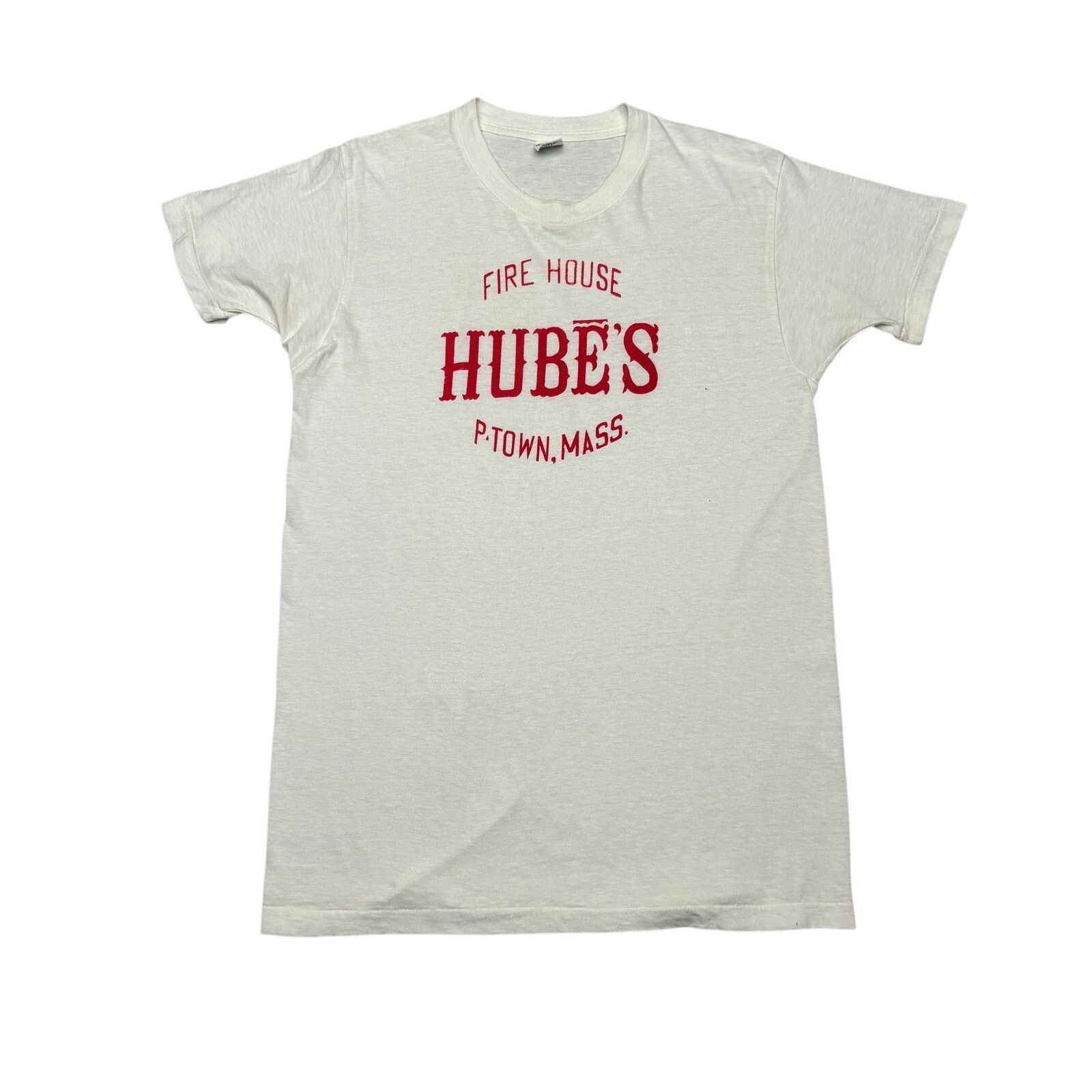 Vintage VTG 70s Fire House Hube P Town Mass Shirt Medium Mayo Spruce Size US M / EU 48-50 / 2 - 1 Thumbnail