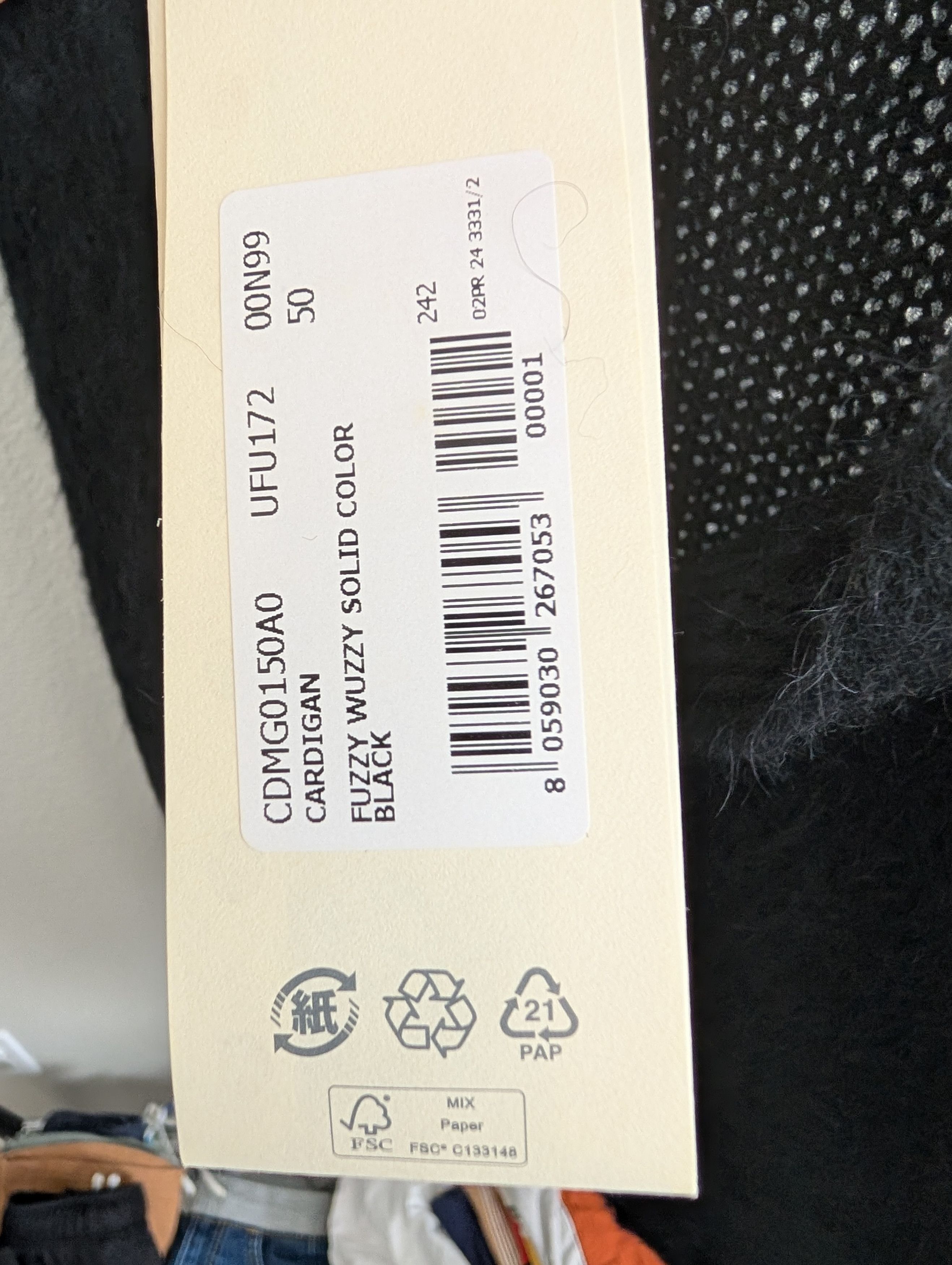 Marni Fuzzy Wuzzy Brushed Cardigan Size US L / EU 52-54 / 3 - 4 Thumbnail