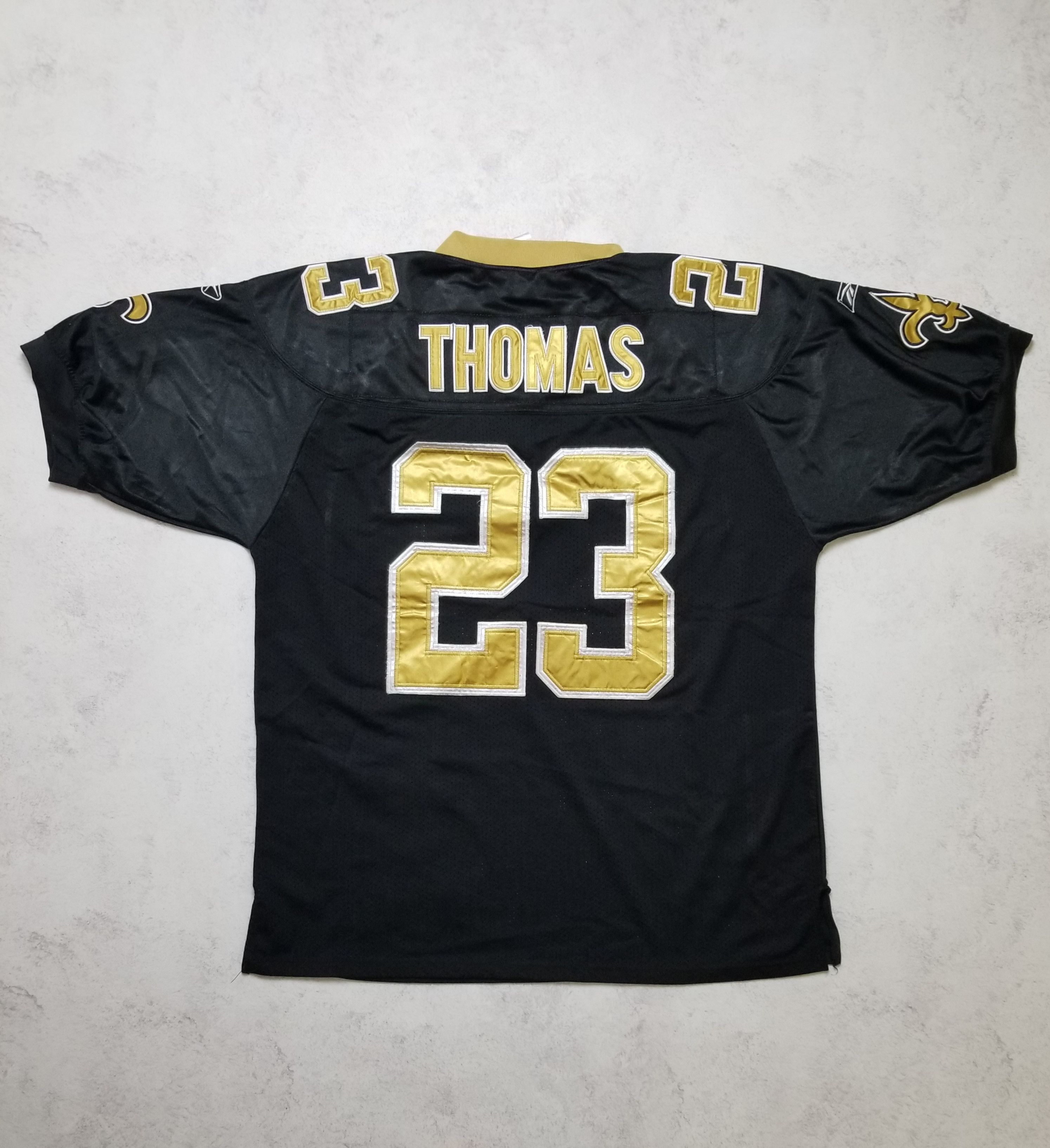 Reebok Reebok New Orleans Saints # 23 Thomas NFL Sewn NFL Jersey Size US L / EU 52-54 / 3 - 2 Thumbnail
