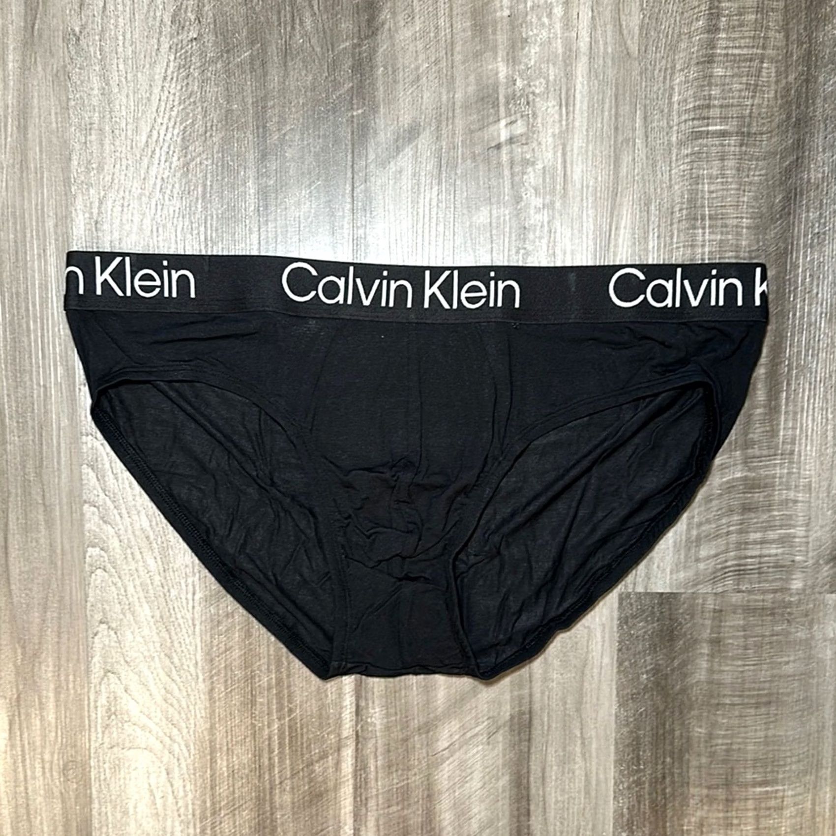 Calvin Klein Calvin Klein Ultra Soft Modern Modal Hip Brief XL Black Mens Underwear Regular XL Size US 36 / EU 52 - 2 Thumbnail