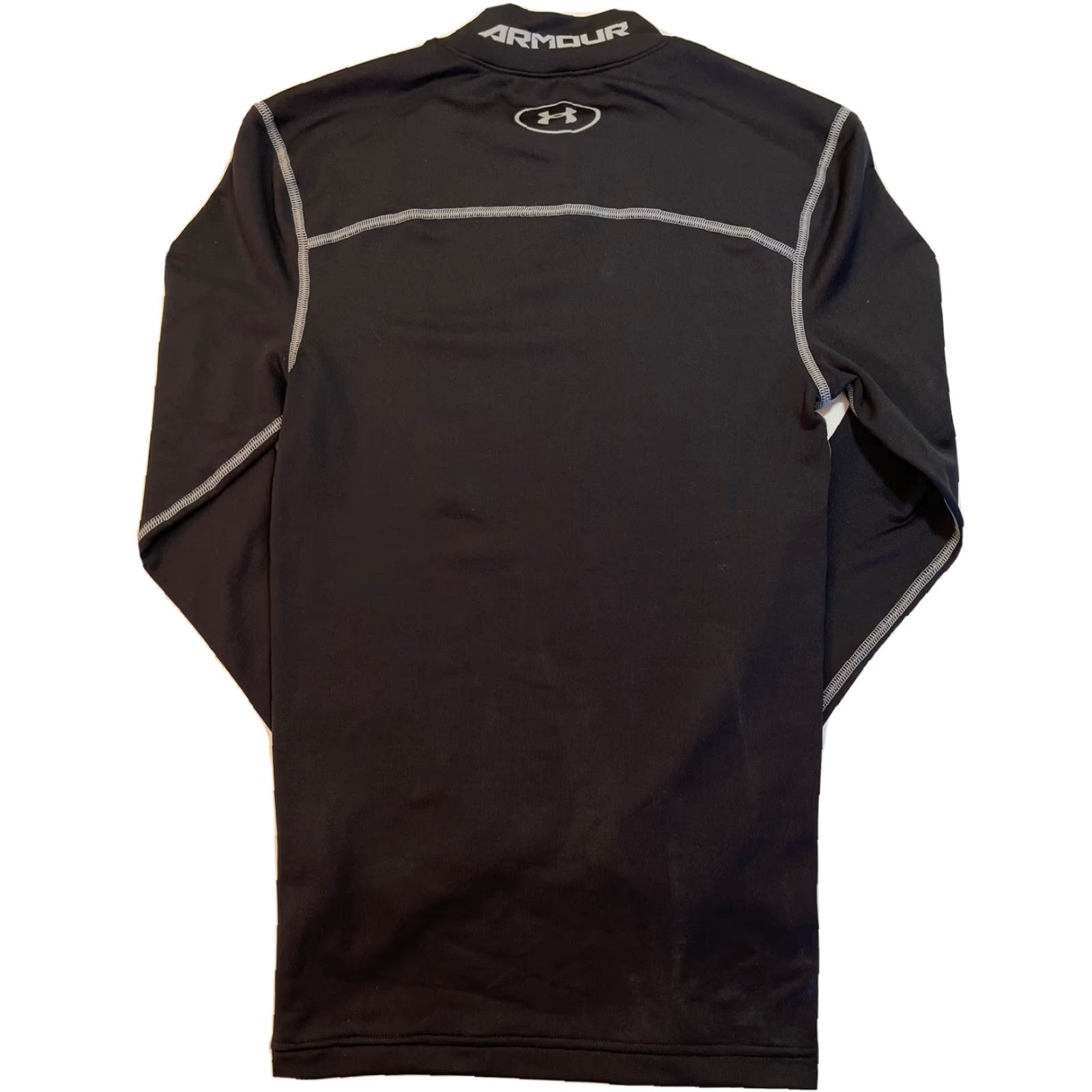 Under Armour Under Armour Mens Coldgear Fitted Mock Athletic Shirt Performance Sports Black S Size US S / EU 44-46 / 1 - 4 Thumbnail