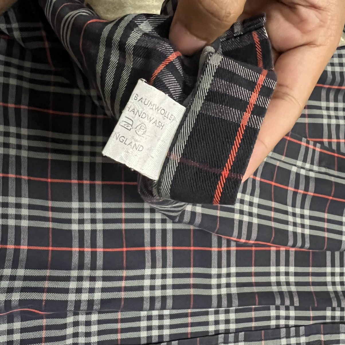 Burberry Vintage Burberrys Made in England Long Sleeve Shirt Size US S / EU 44-46 / 1 - 4 Thumbnail