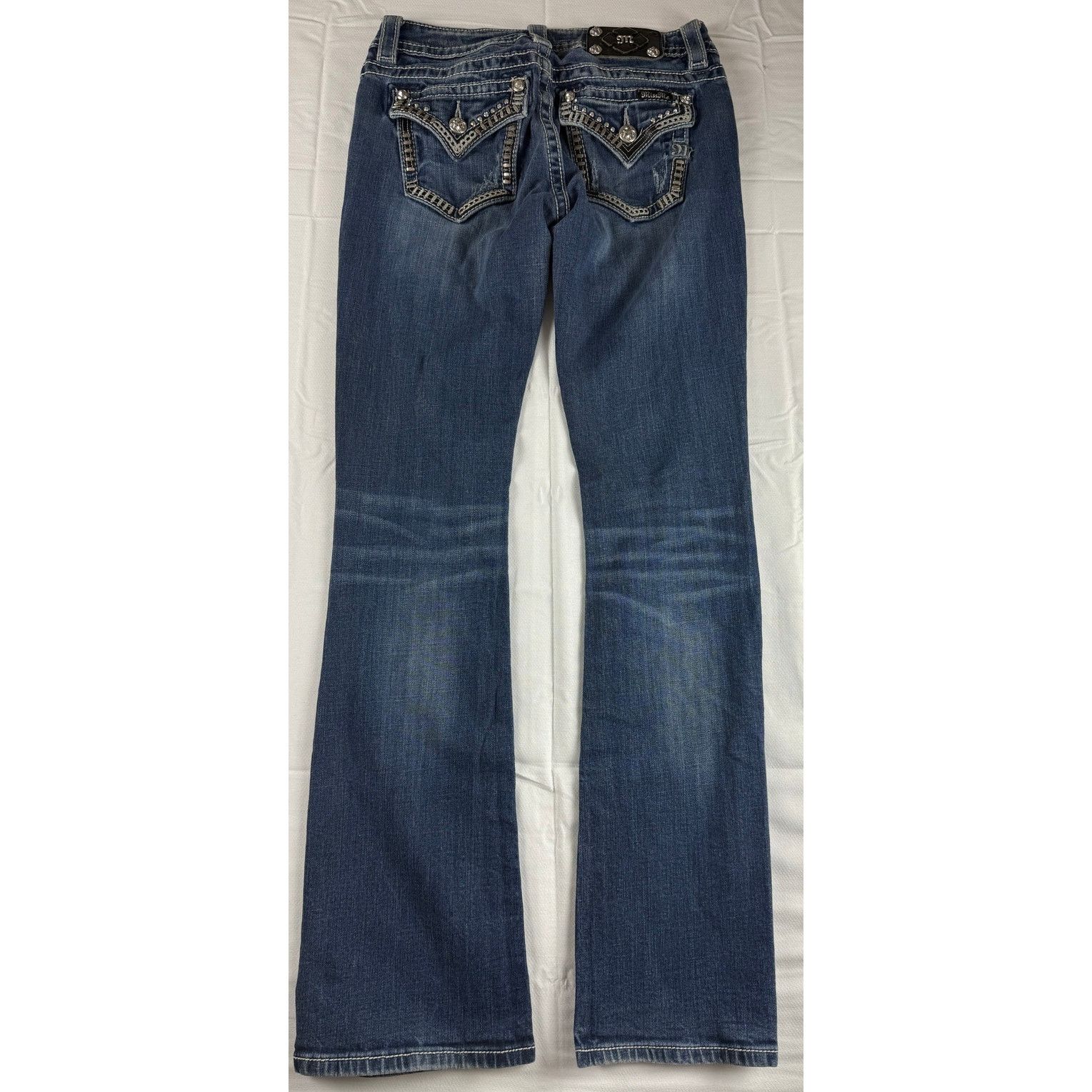 Miss Me Miss Me Signature Boot Cut Jeans - Women's Size 27 Size 32" / US 10 / IT 46 - 9 Thumbnail