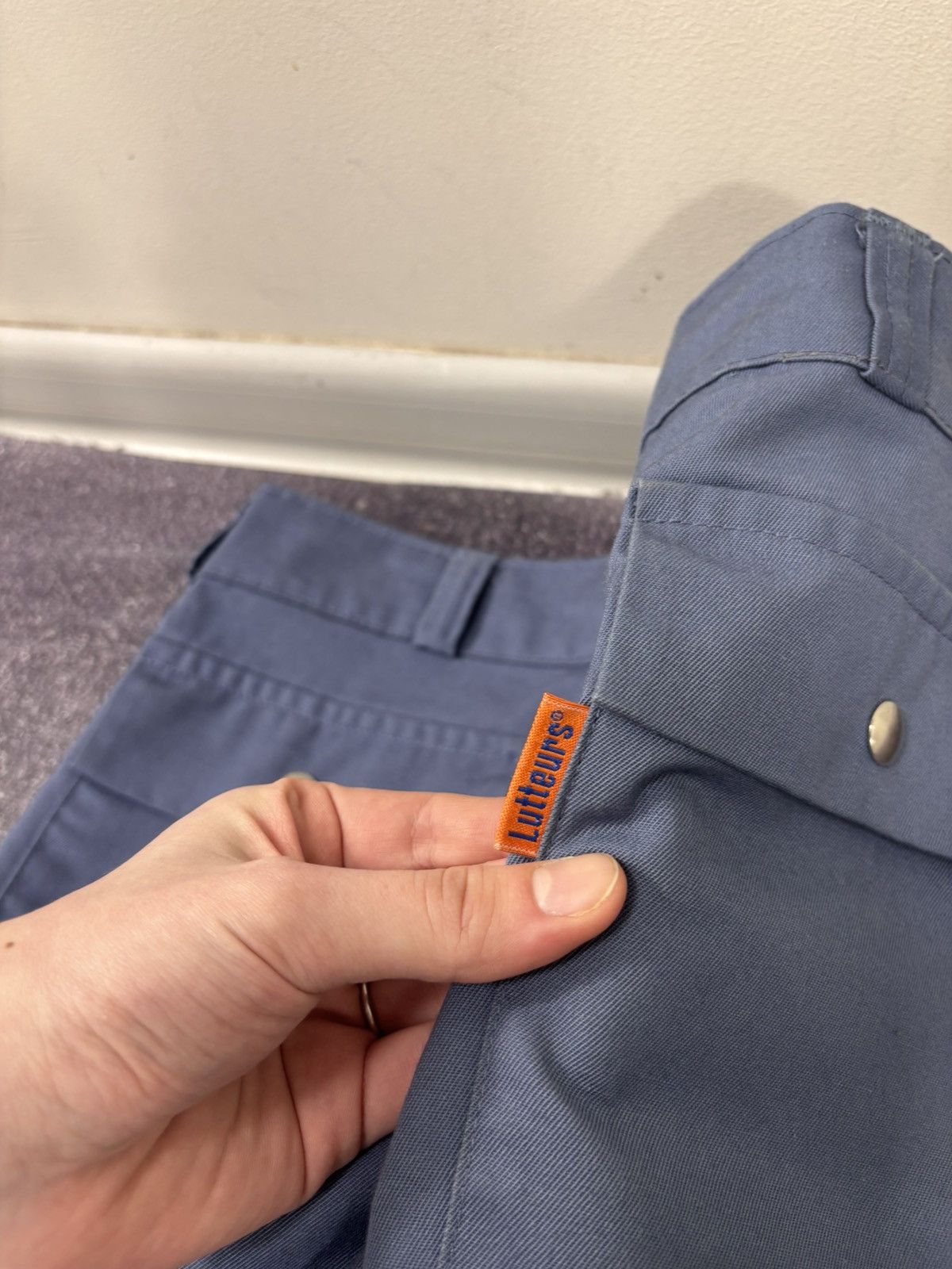 Other Vintage Lutteurs German/French Workwear Blue Utility Pants Size US 34 / EU 50 - 20 Thumbnail