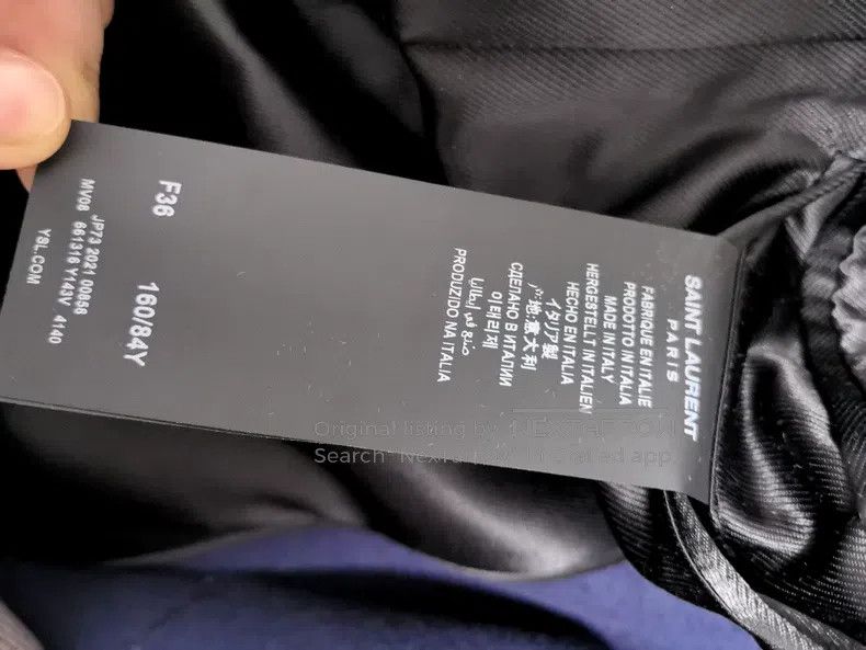 Saint Laurent Paris Saint Laurent Paris Double-Breasted Long Cashmere Coat Size XS / US 0-2 / IT 36-38 - 5 Thumbnail