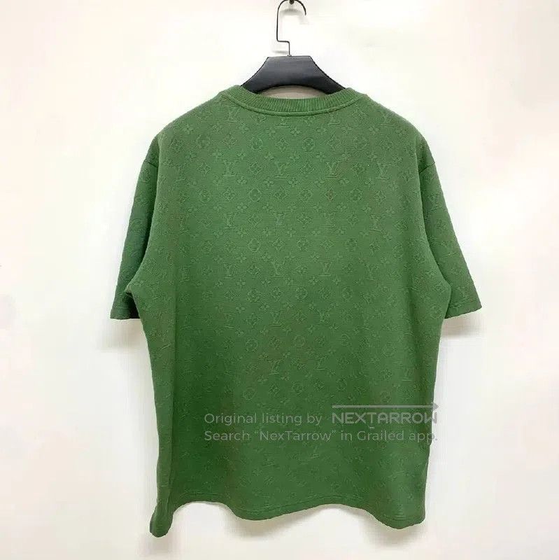 Louis Vuitton Louis Vuitton Green Cotton T. Size US XXL / EU 58 / 5 - 2 Thumbnail